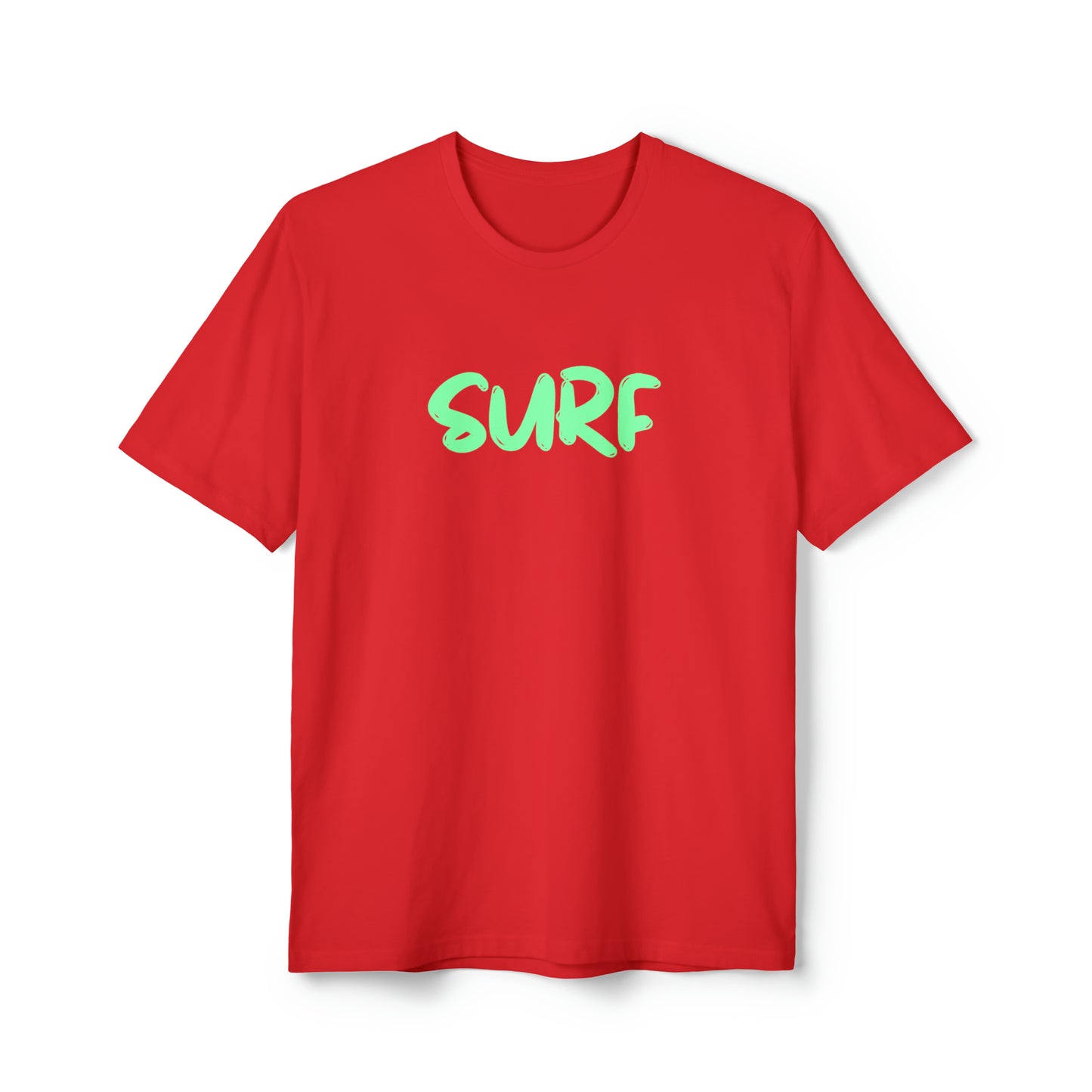 SURF Unisex District® Re-Tee®, Turquoise Script
