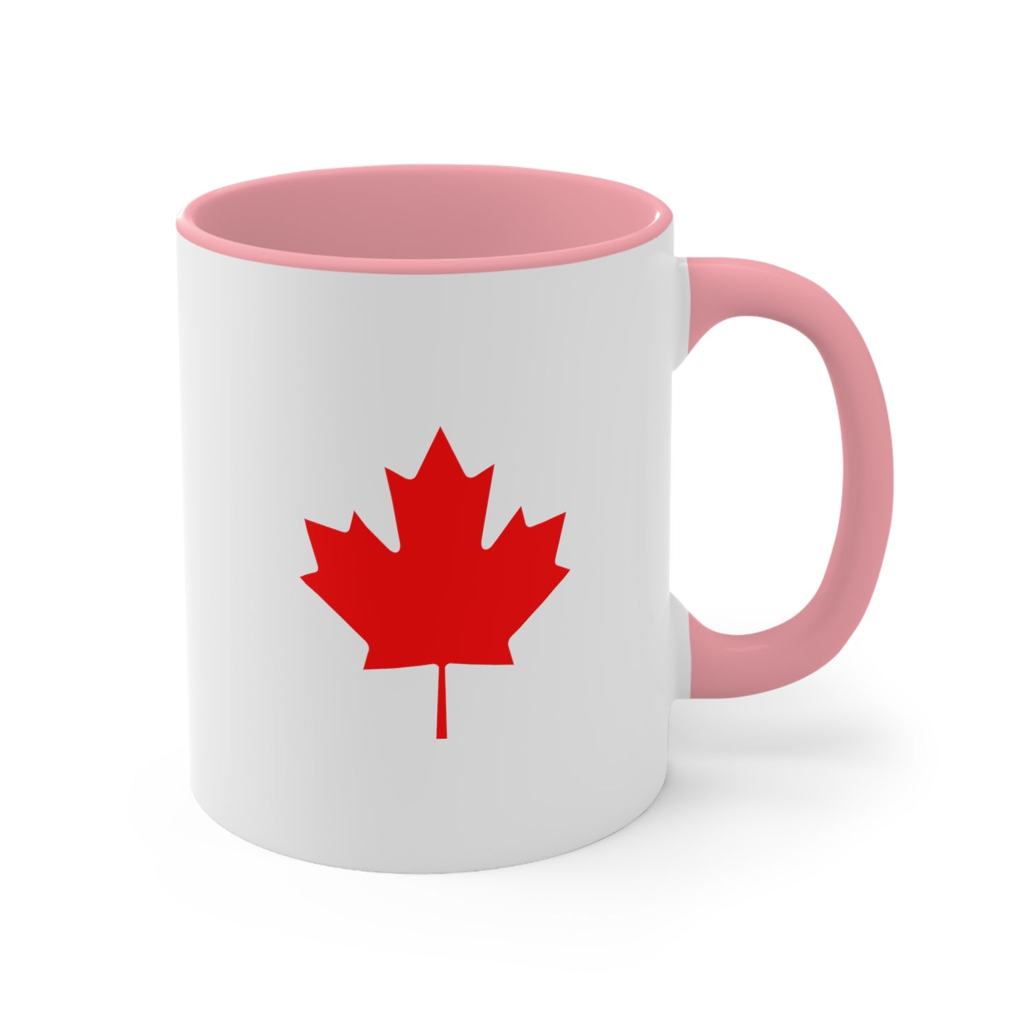 Canadian Maple Leaf Accent Mugs