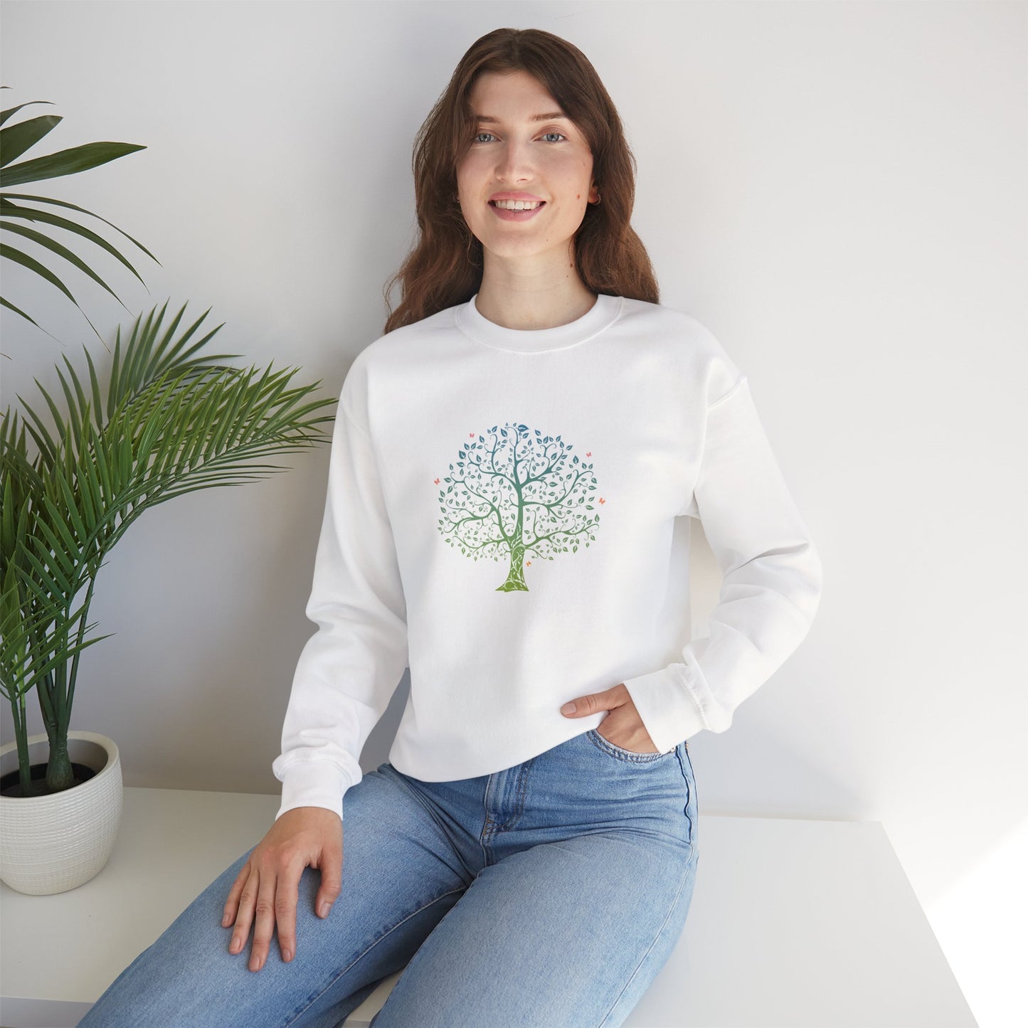 Tree of Life, Unisex Heavy Blend™ Crewneck Sweatshirt
