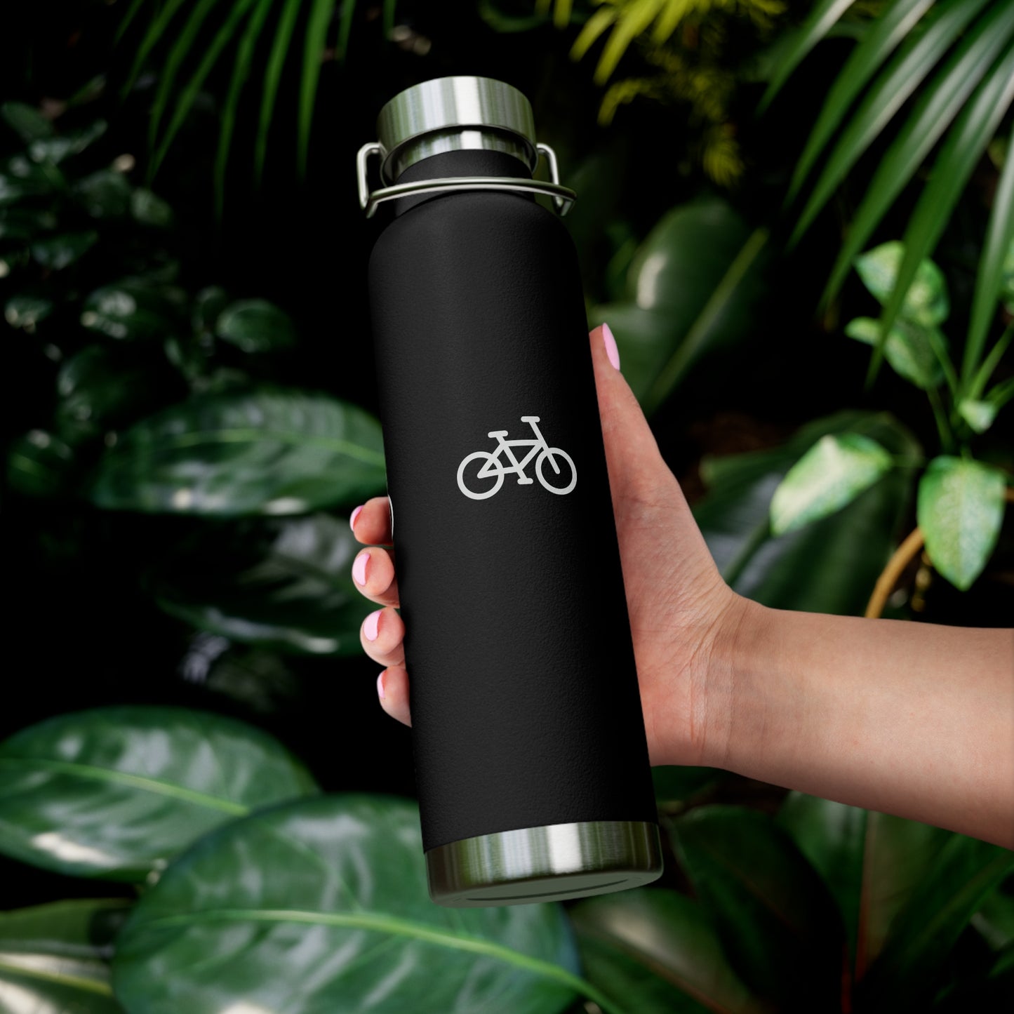 BIKE Copper Vacuum Insulated Bottle, 22oz