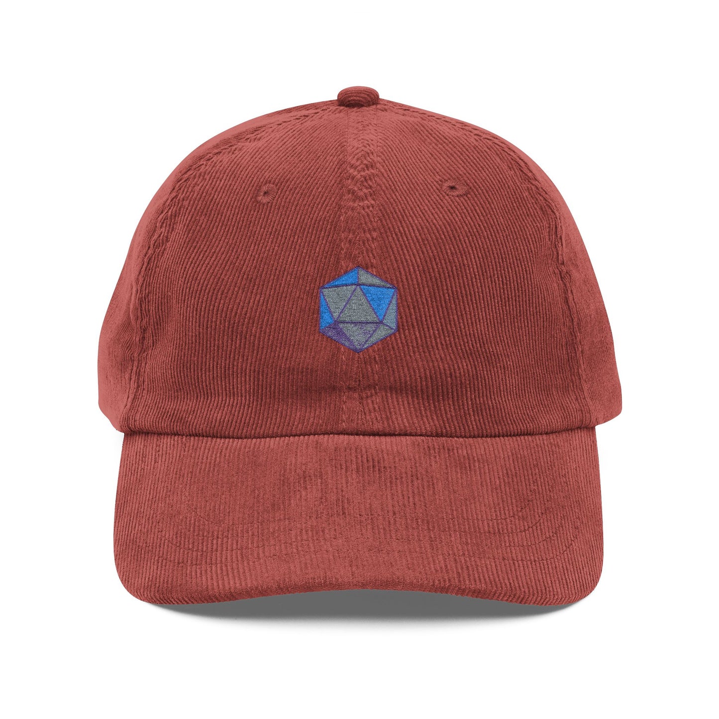 Icosahedron - Vintage Corduroy Cap (Embroidery)
