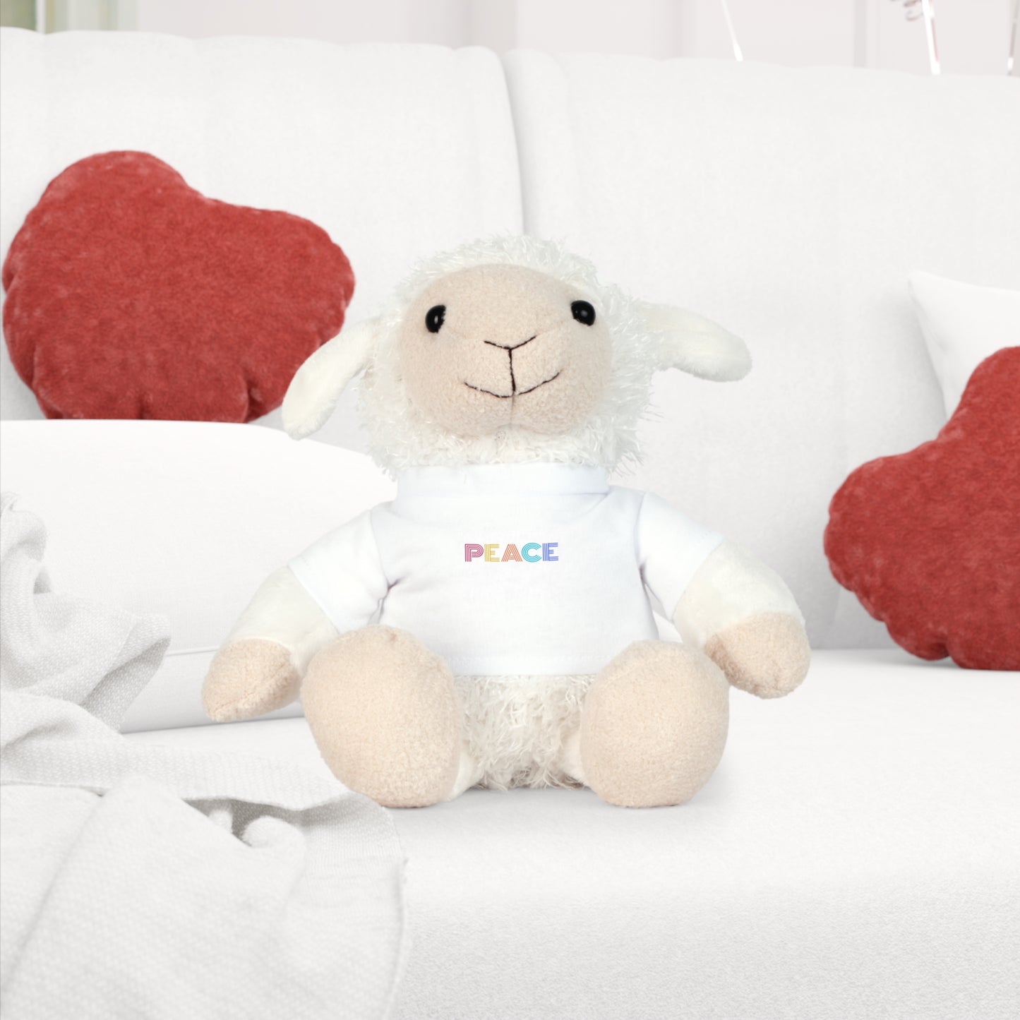 Plush Toy with PEACE Shirt