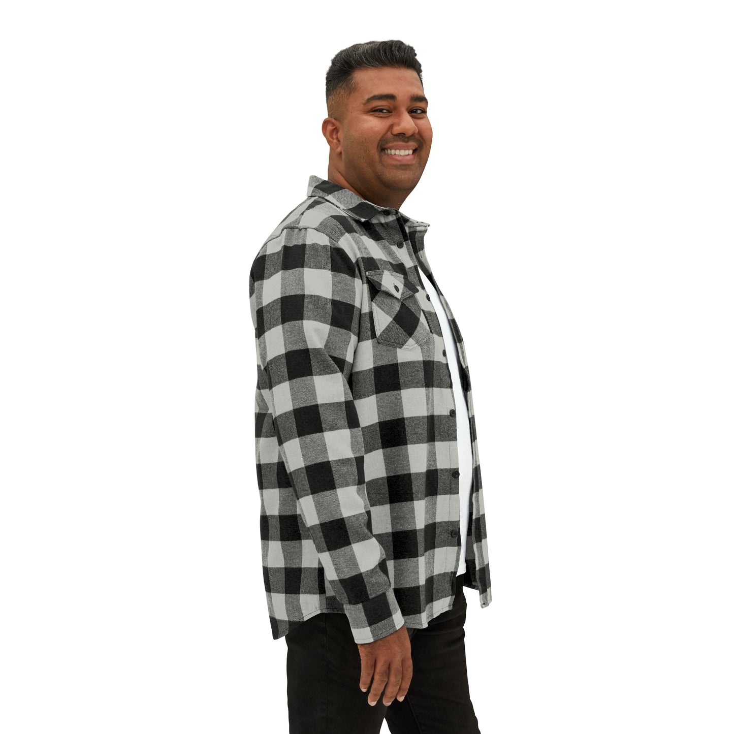 Brazilian Flag, Unisex Flannel Shirt