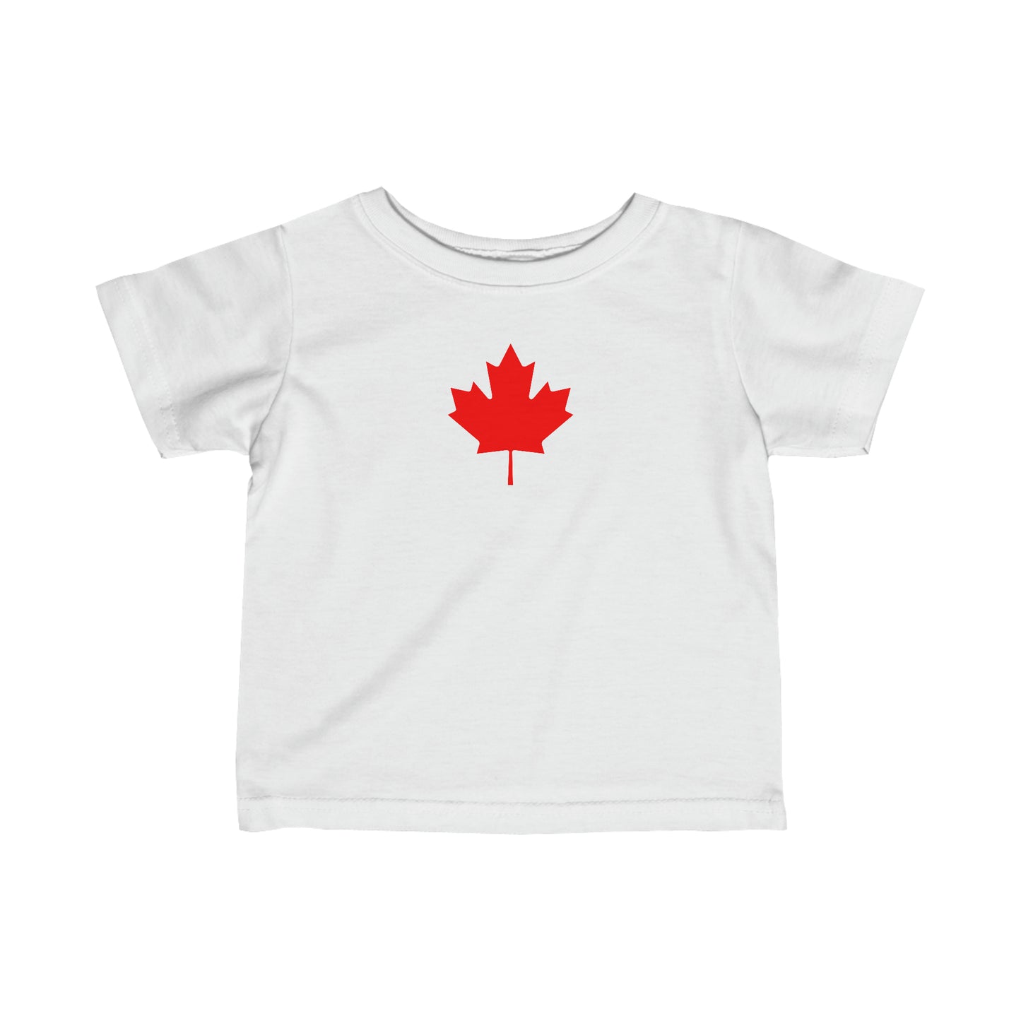 Infant Fine Jersey Tee, Canadian Maple Leaf