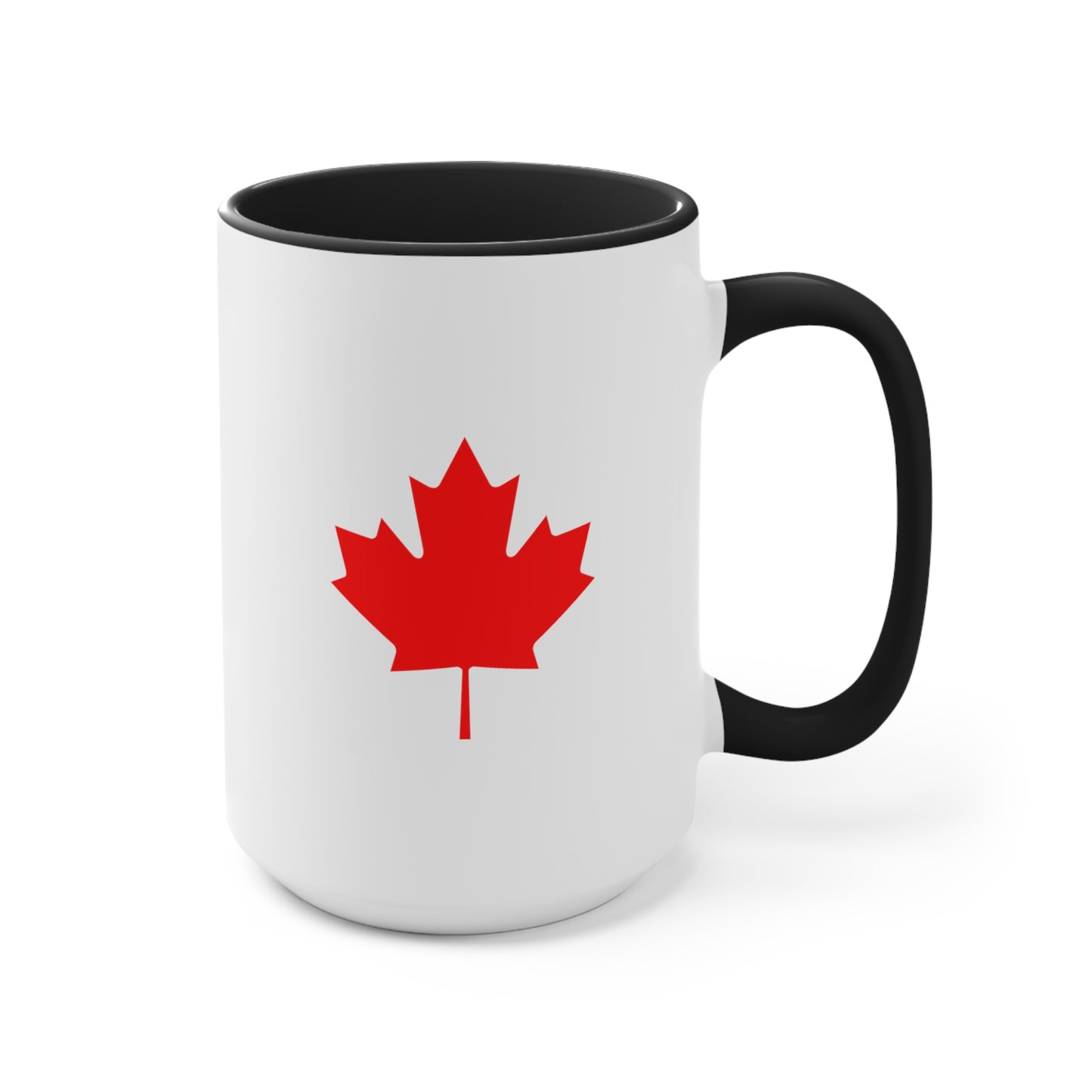 Canadian Maple Leaf Accent Mugs