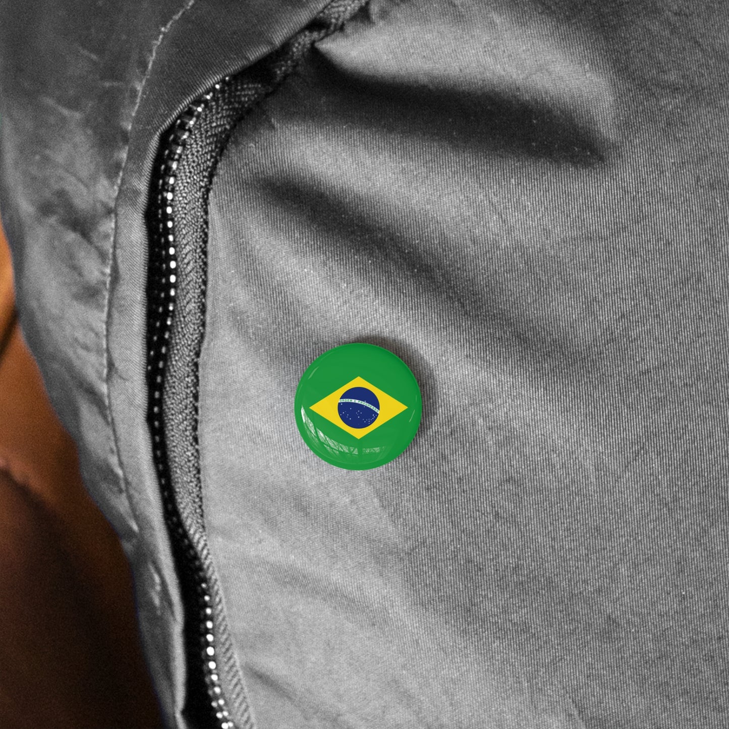 BRAZIL Round Pin