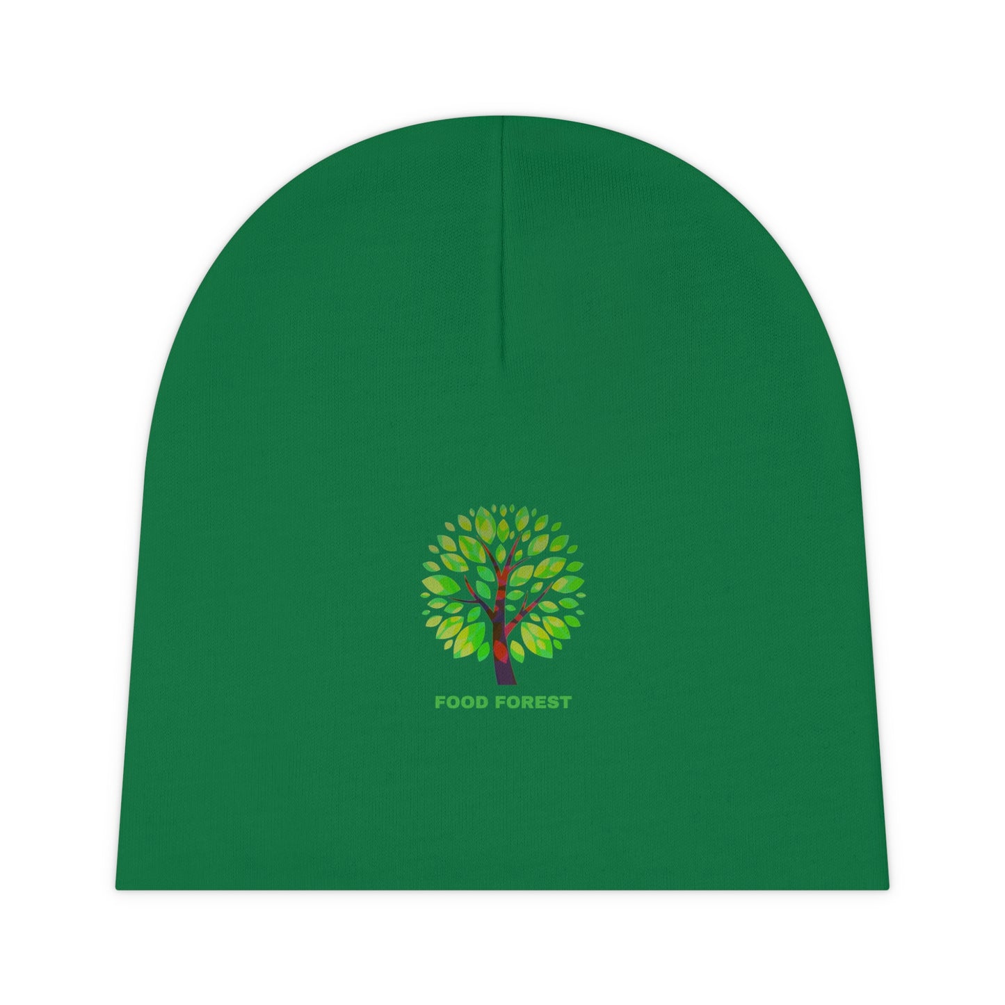 FOOD FOREST Baby Beanie, Green