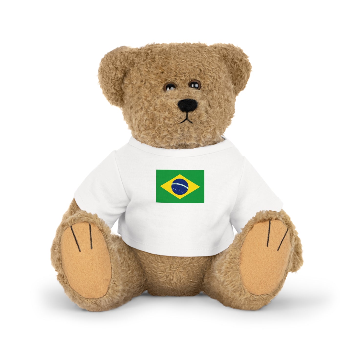 Plush Toy with a Brazil Shirt
