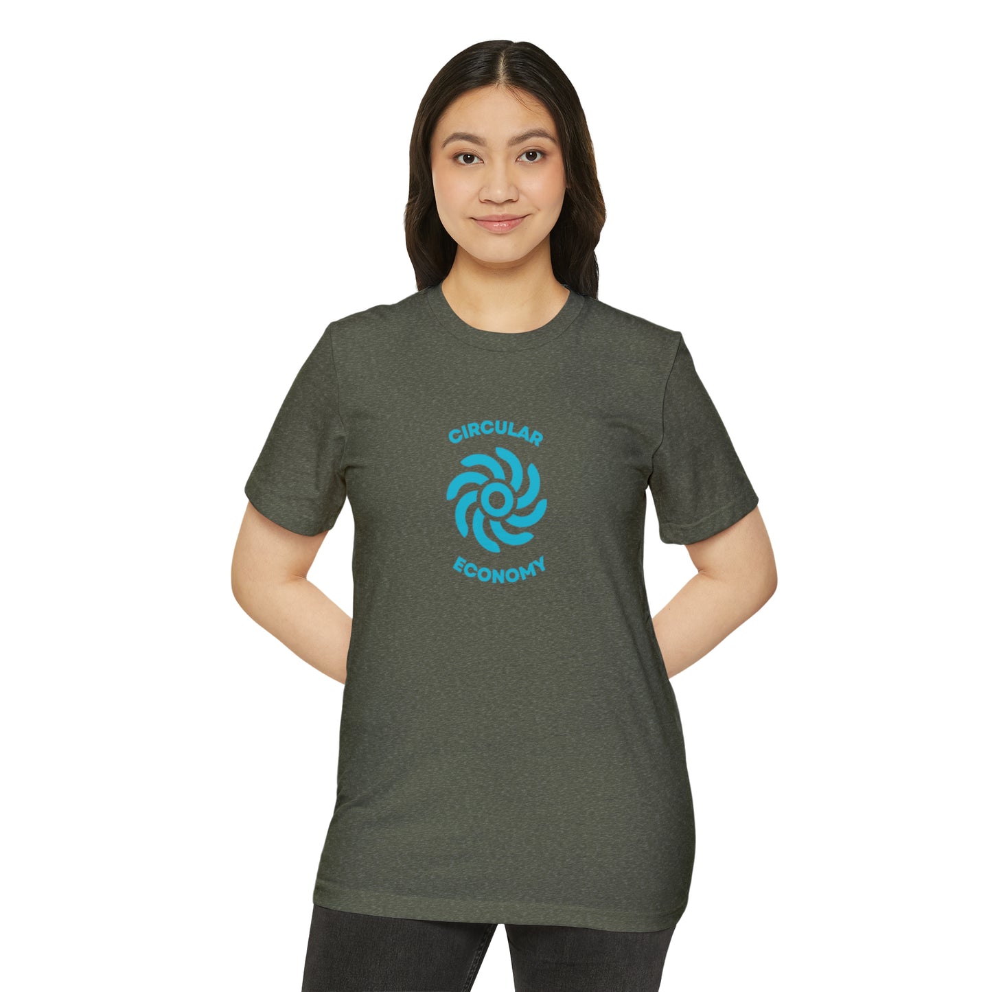 Circular Economy, Unisex Recycled Organic T-Shirt