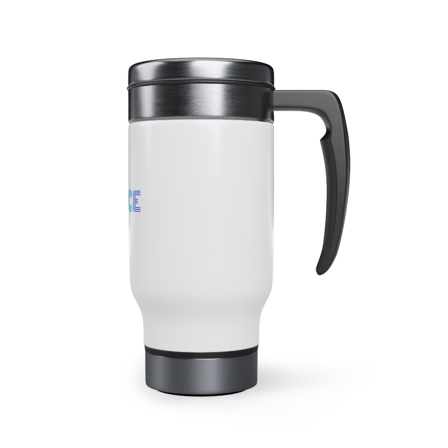 PEACE Stainless Steel Travel Mug with Handle, 14oz