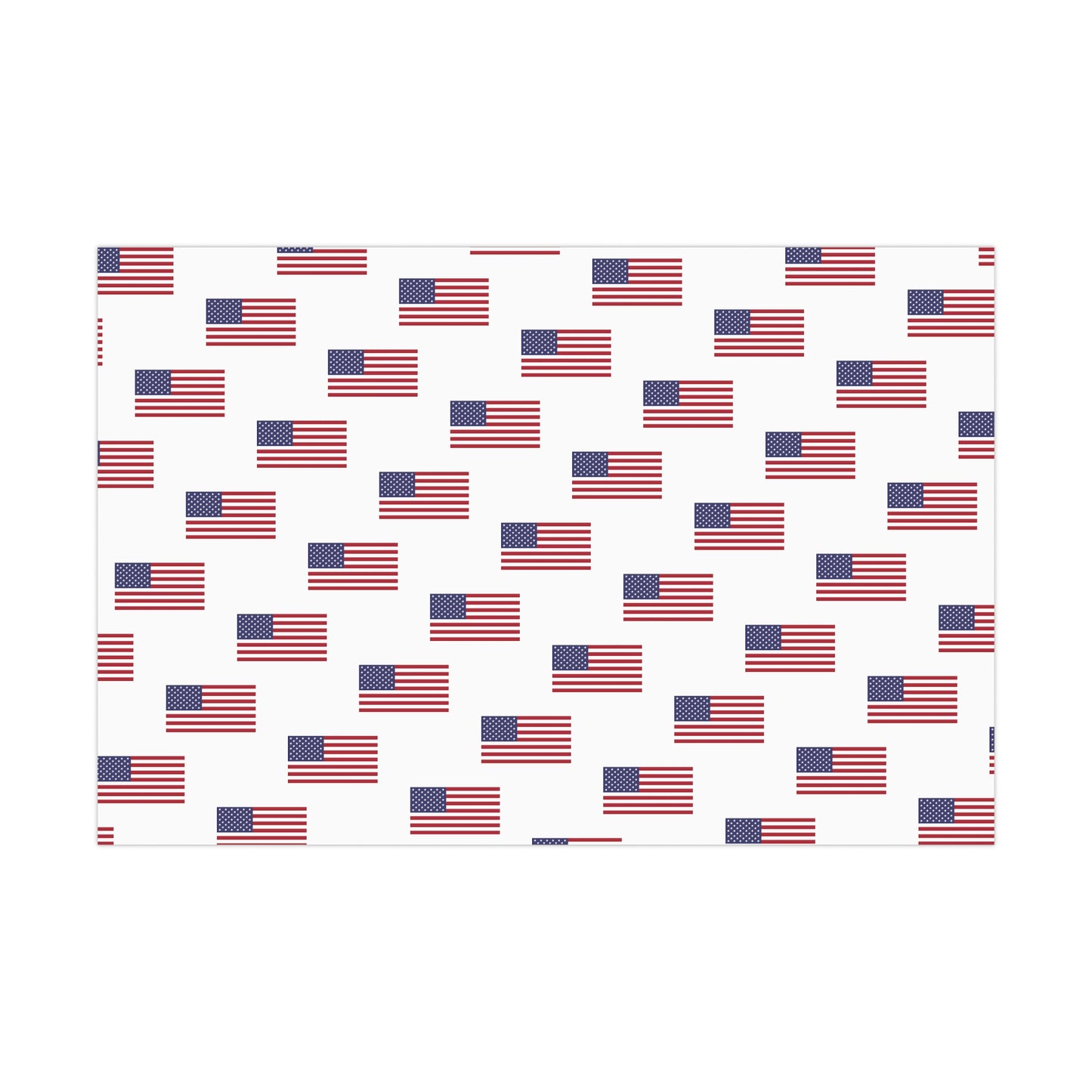 American Flag Gift Wrap