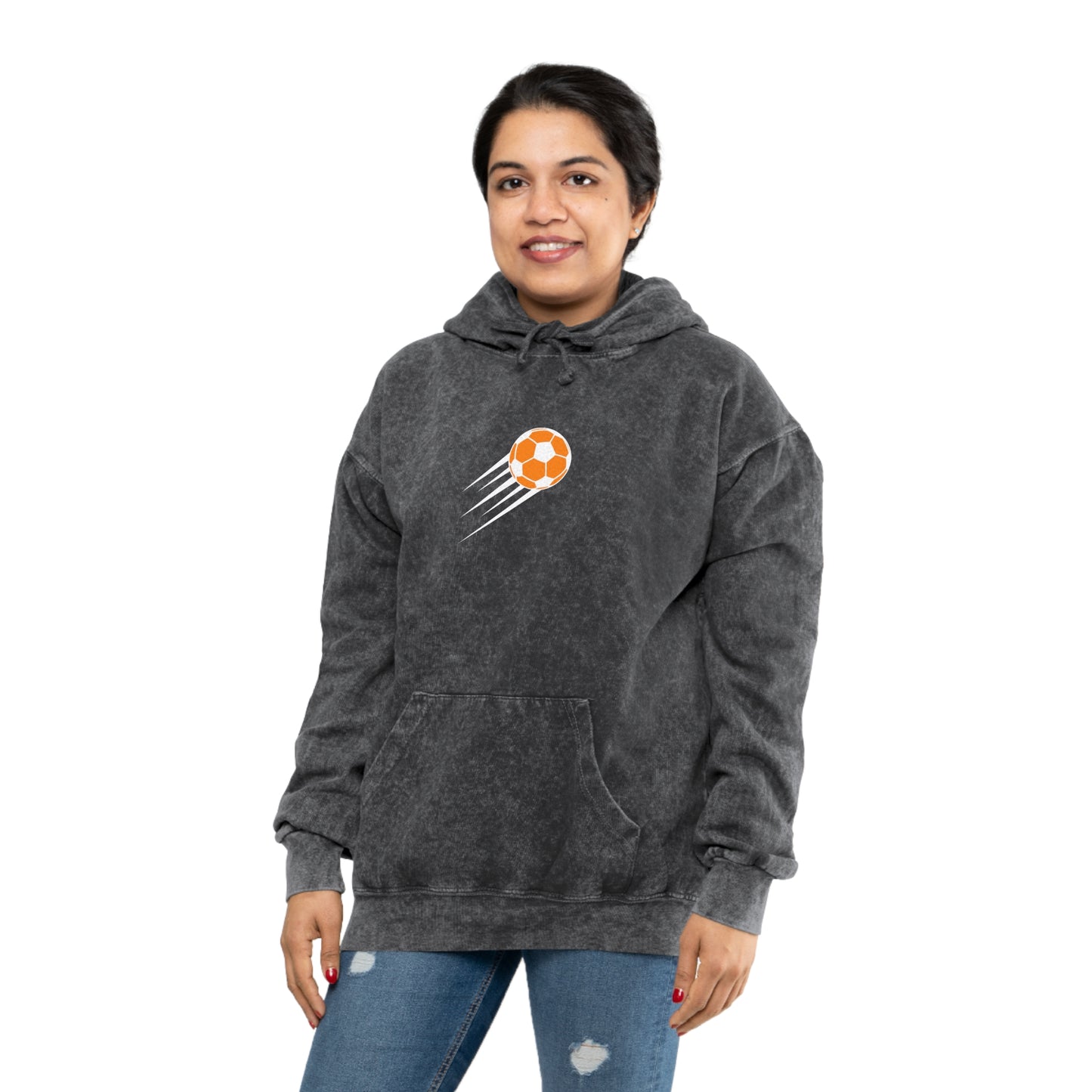 SOCCER Unisex Mineral Wash Hoodie