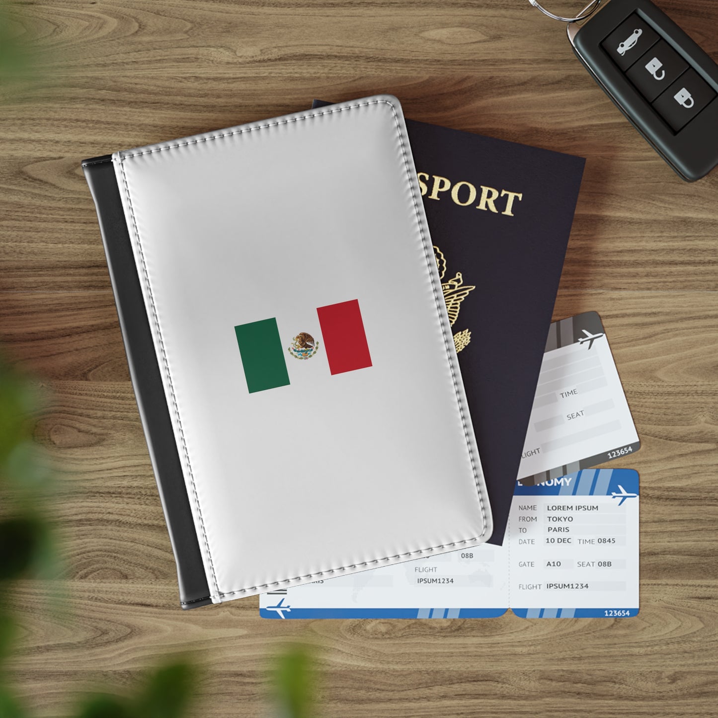 Passport Cover, Mexican Flag