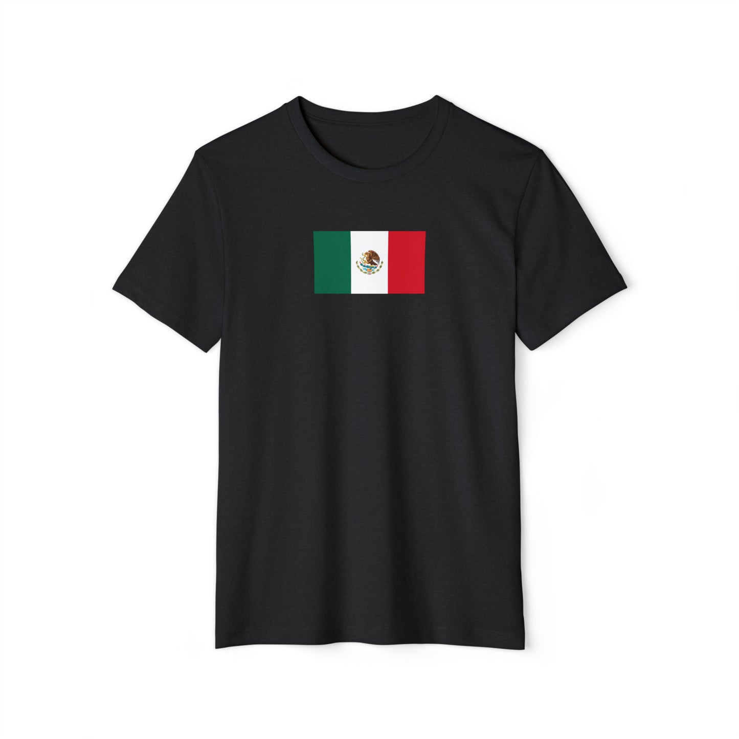 Mexican Flag, Unisex Recycled Organic T-Shirt