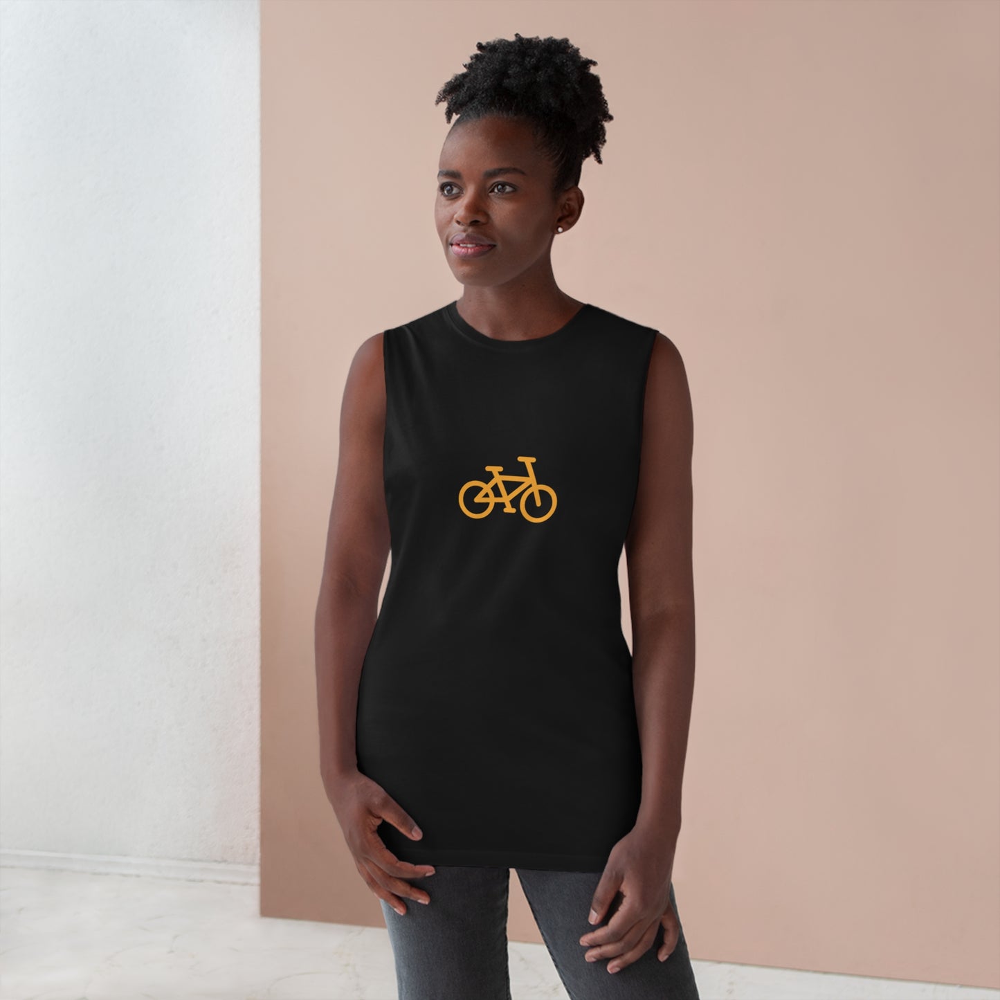 BIKE Barnard Tank, Orange Print