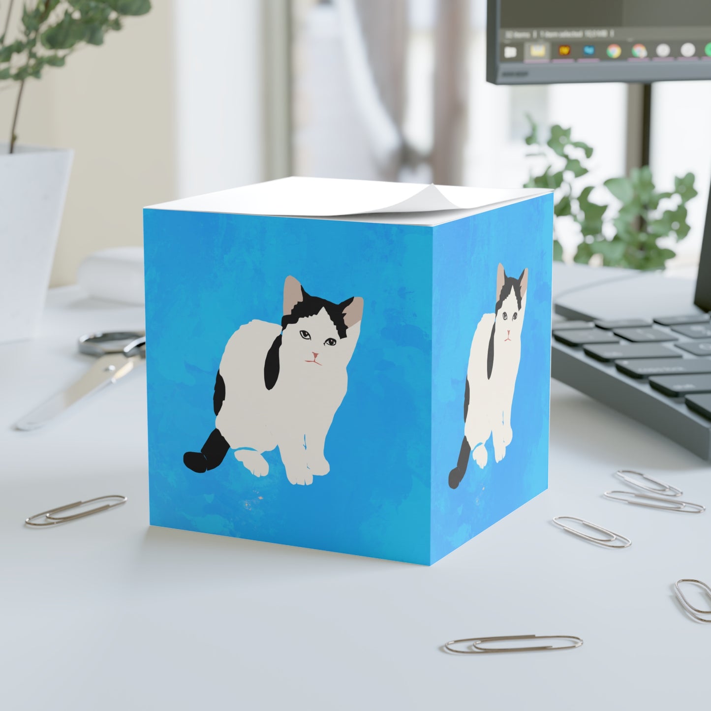 Kitten Note Cube