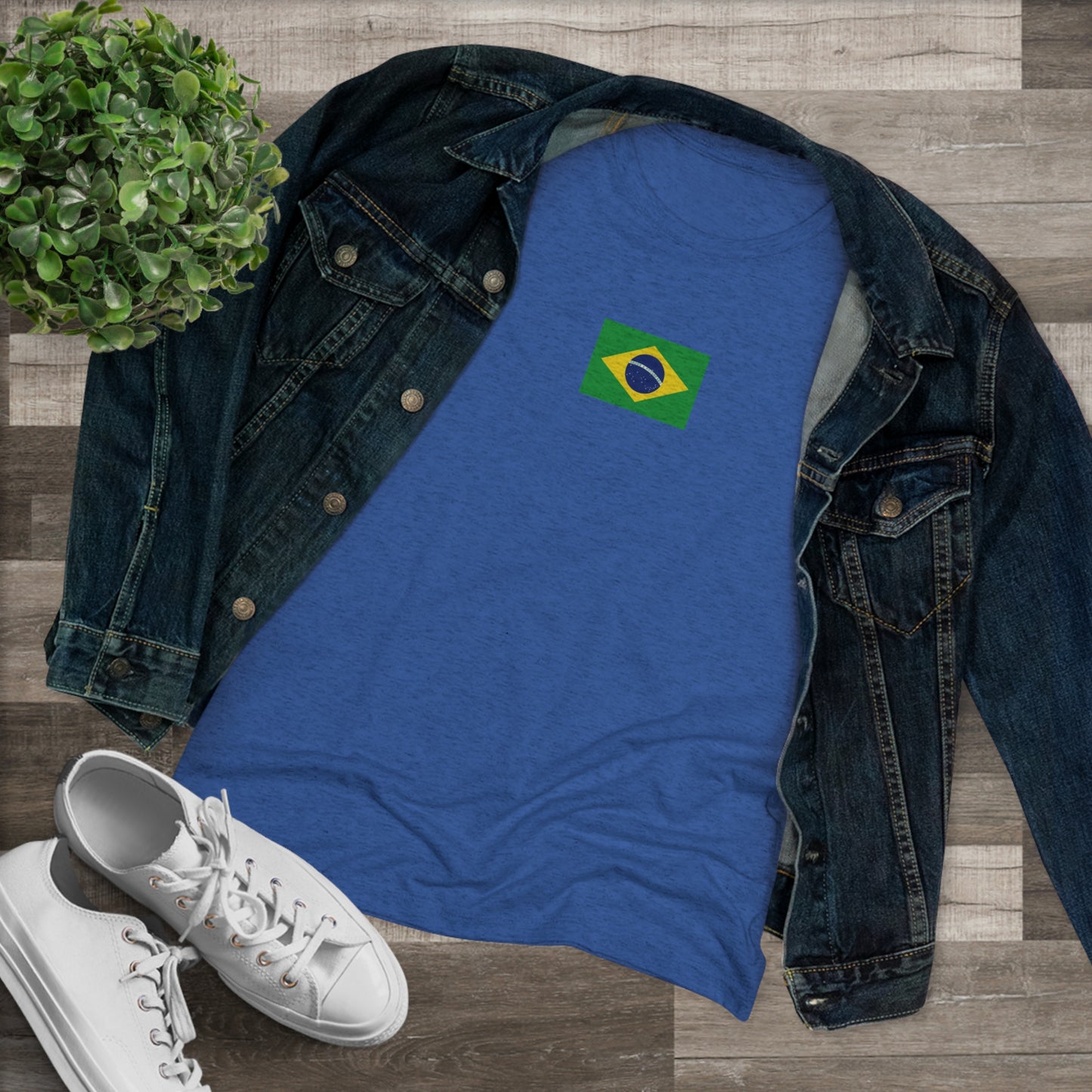 BRAZIL Women's Triblend Tee
