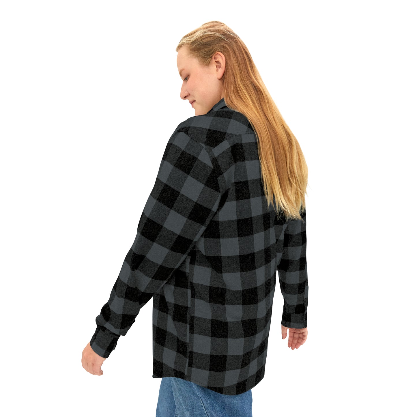 Brazilian Flag, Unisex Flannel Shirt