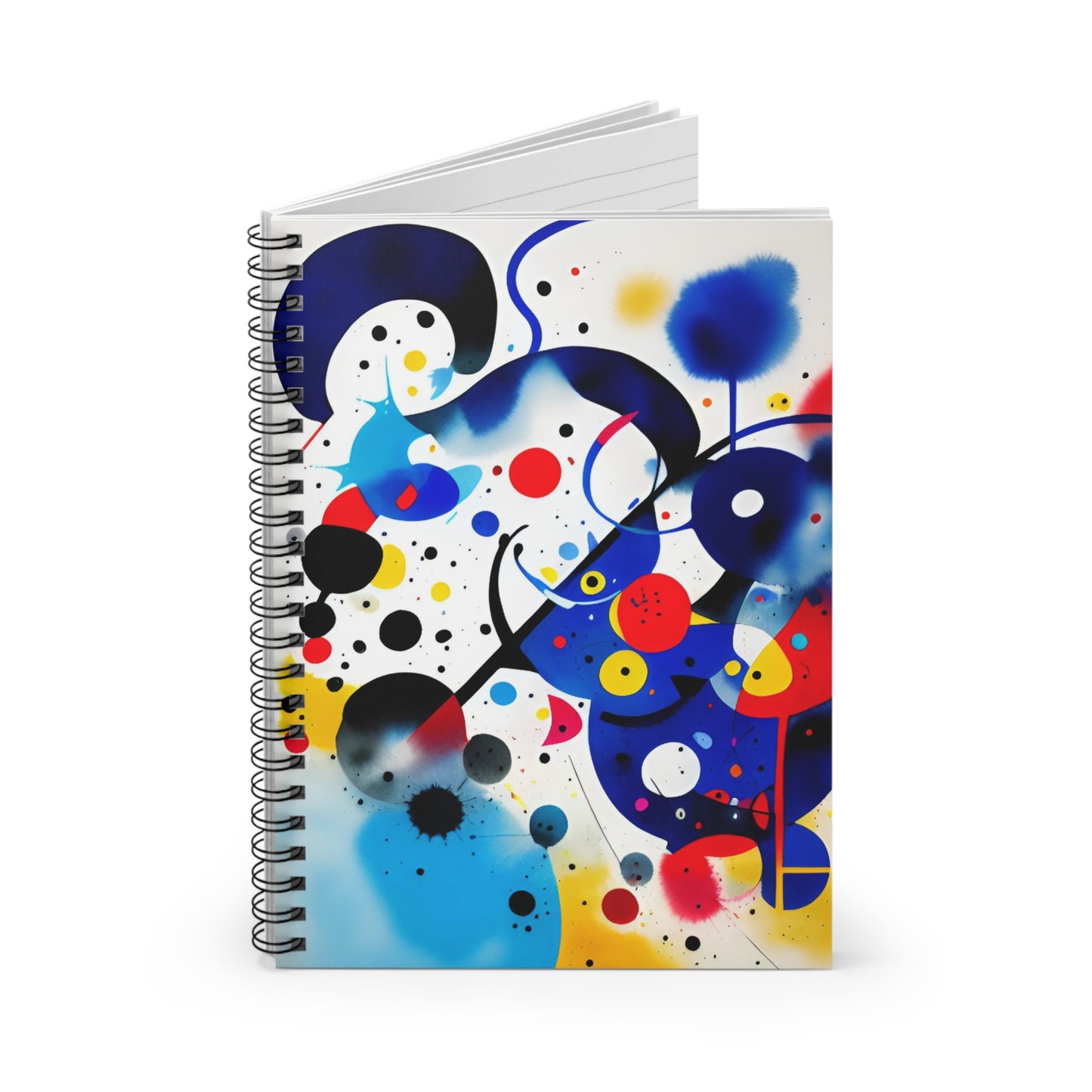 Abstract Cover, Spiral Notebook, Ruled Line, Inspired by Miro