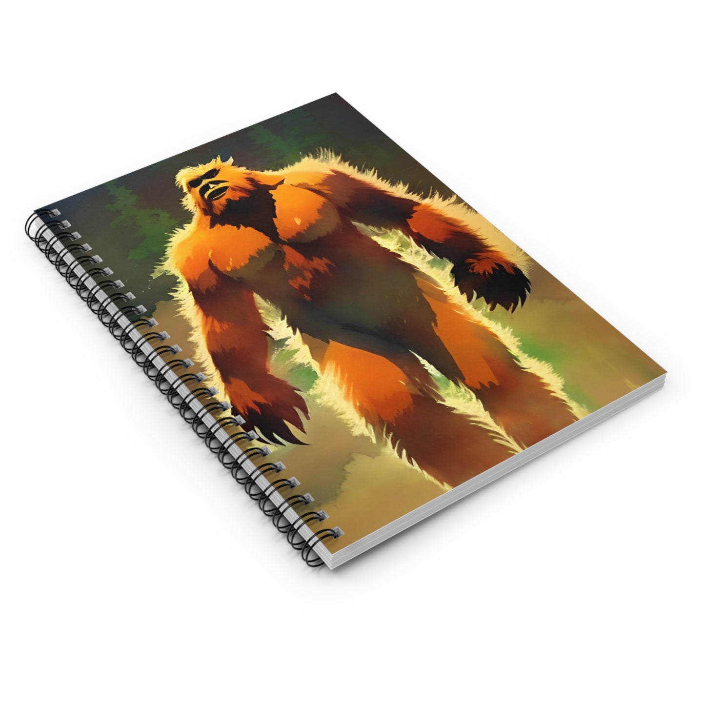 Sasquatch Spiral Notebook, Ruled Line