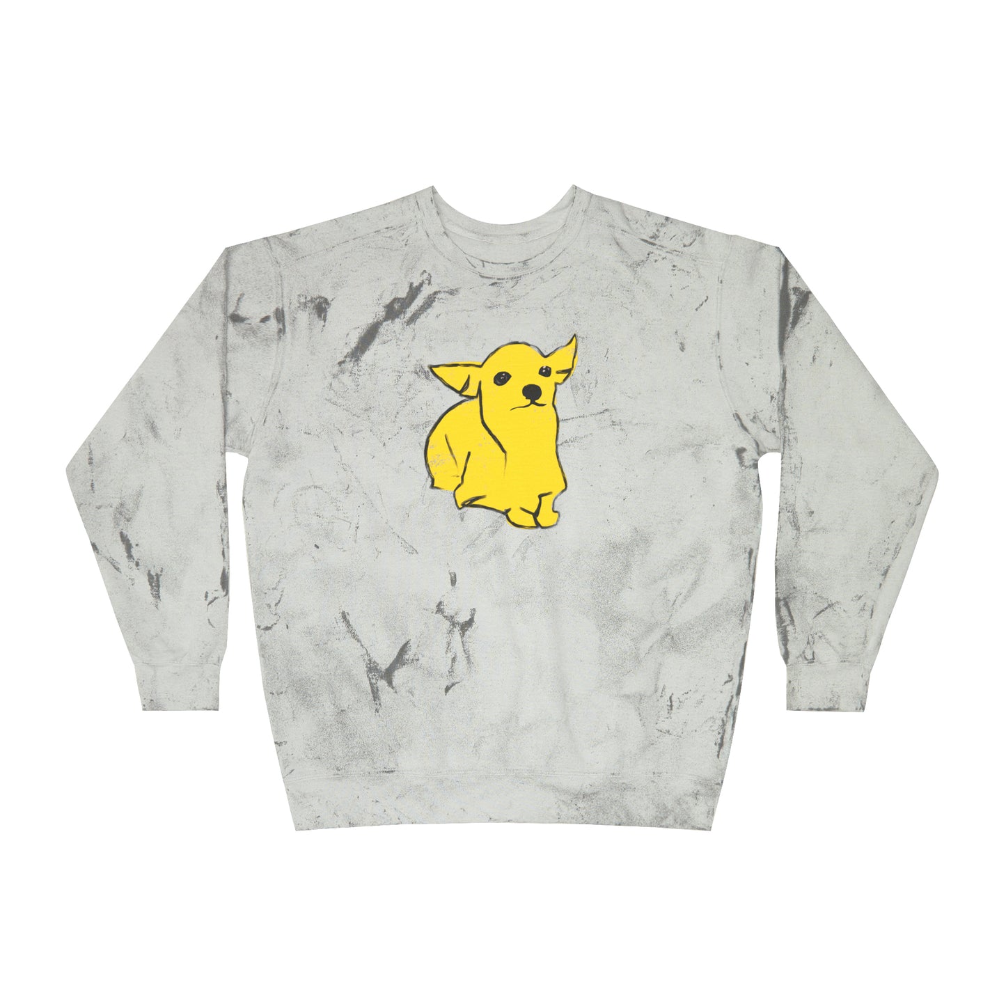 Chaco the Chihuahua, Unisex Color Blast Crewneck Sweatshirt