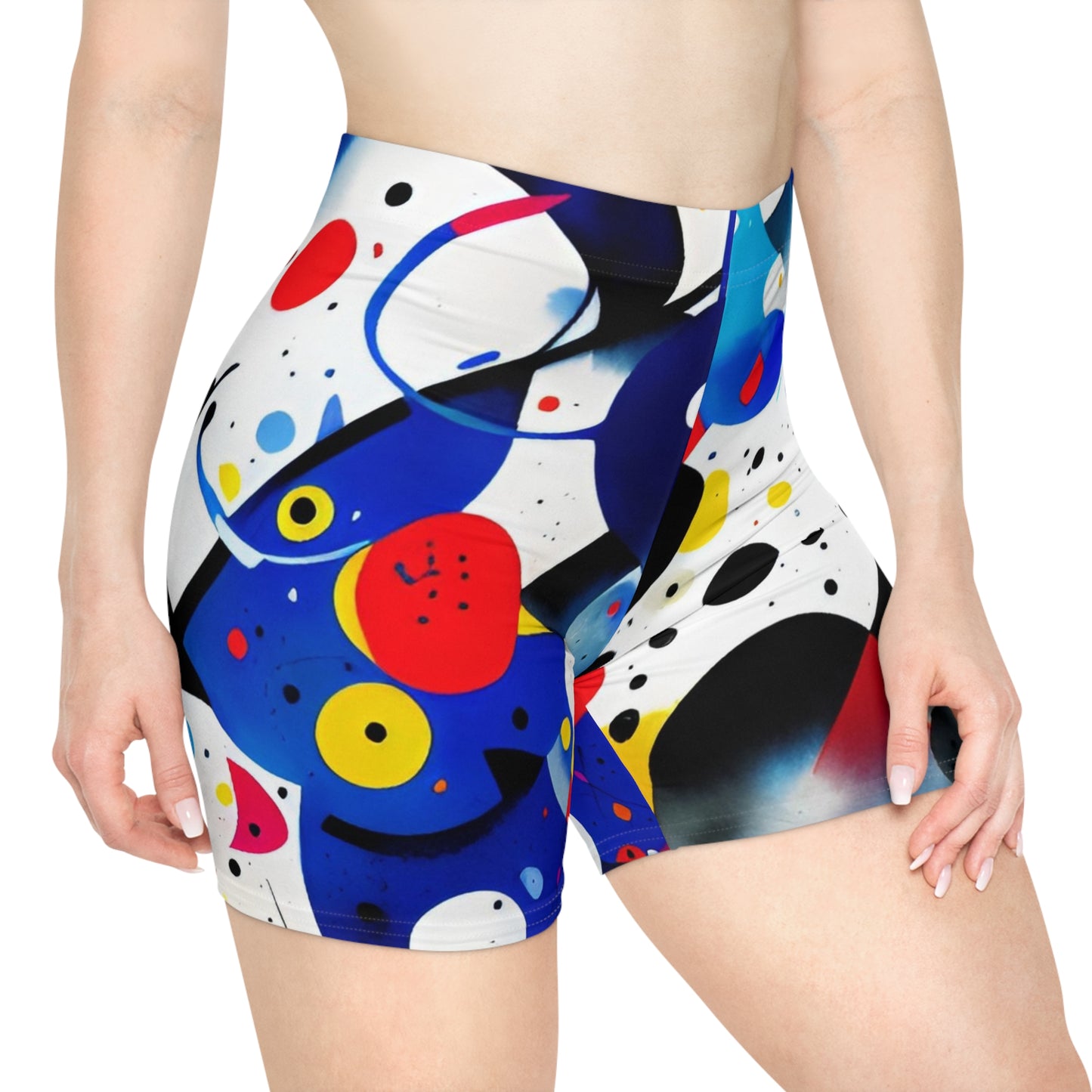 Women's Biker Shorts, Inspired by Miro