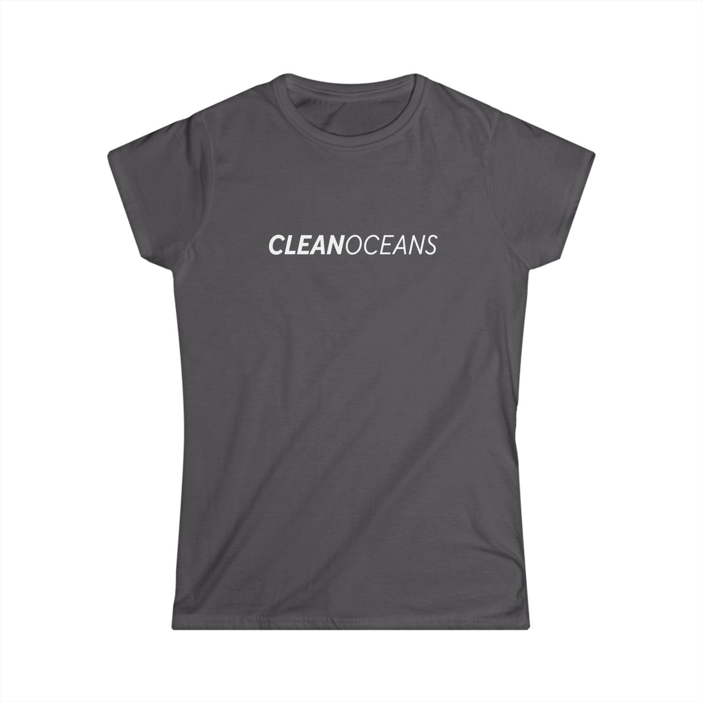 Women's Softstyle Tee, CleanOceans