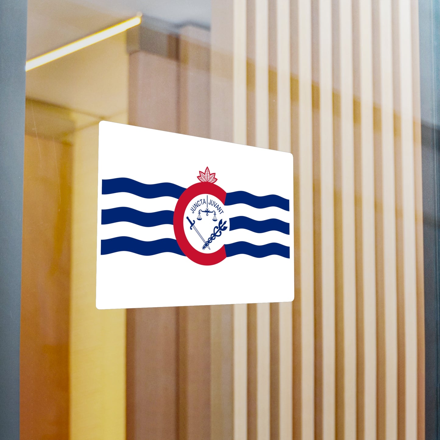 Cincinnati Flag, Kiss-Cut Vinyl Decals