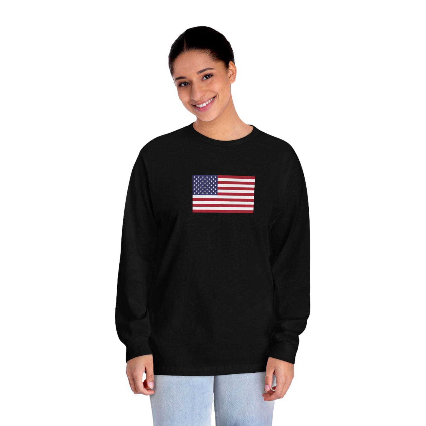 American Flag, Unisex Classic Long Sleeve T-Shirt