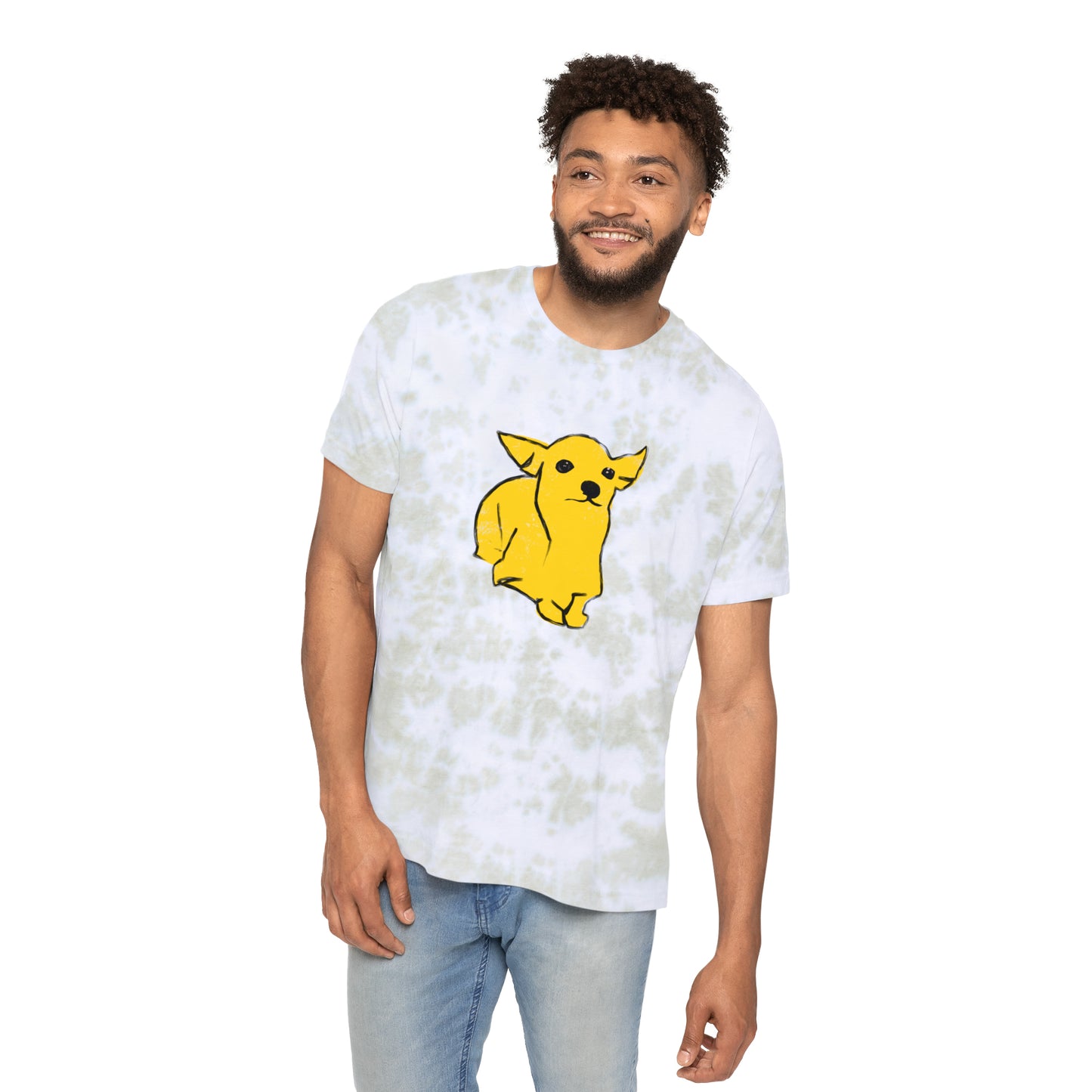 Chihuahua, Unisex FWD Fashion Tie-Dyed T-Shirt