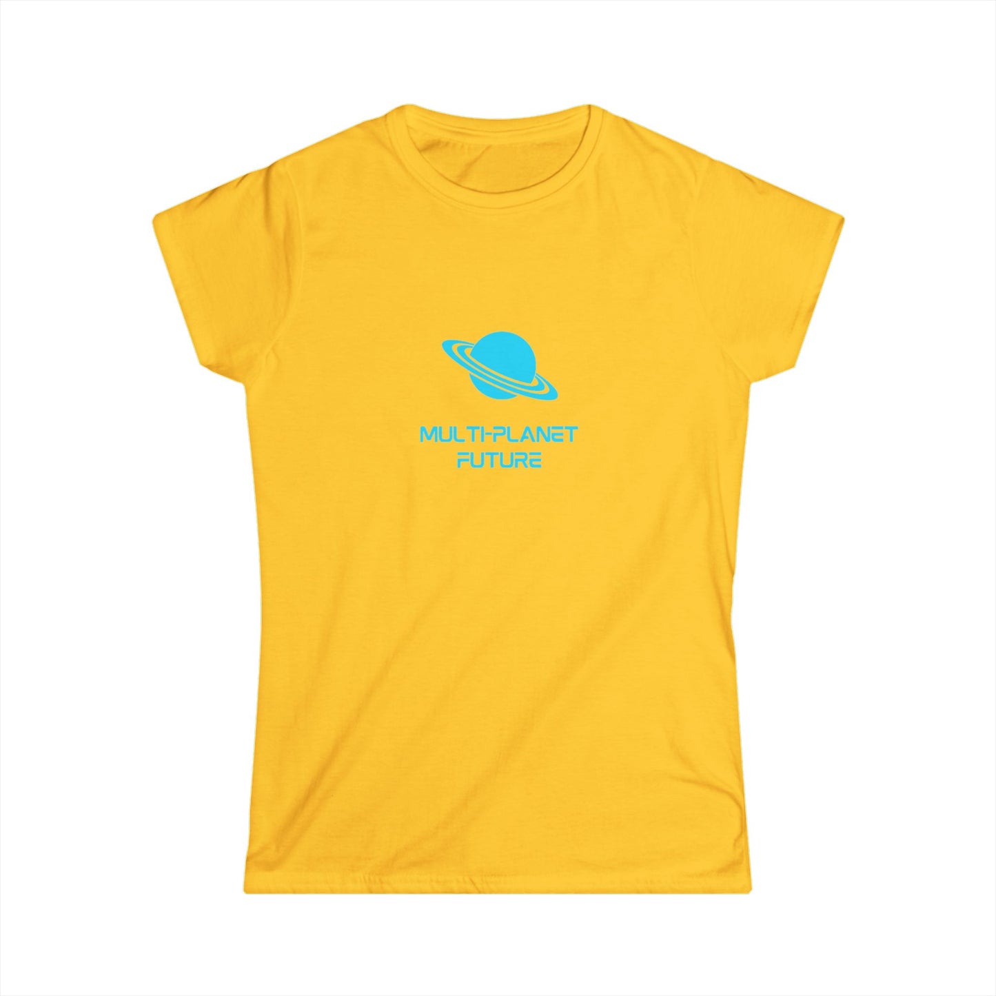 Women's Softstyle Tee, MULTI-PLANET FUTURE