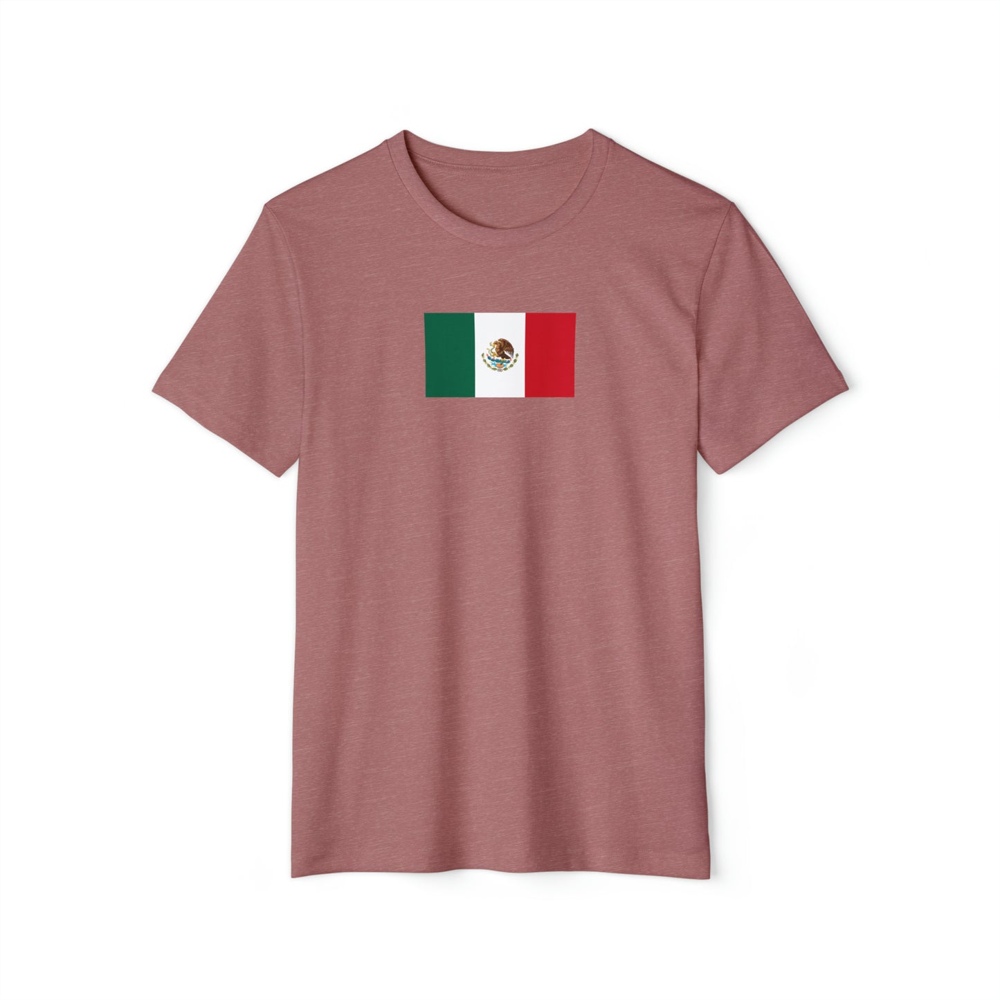 Mexican Flag, Unisex Recycled Organic T-Shirt