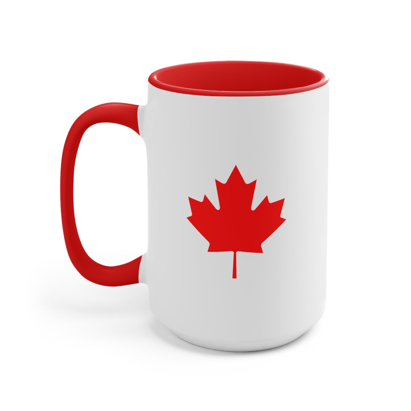 Canadian Maple Leaf Accent Mugs