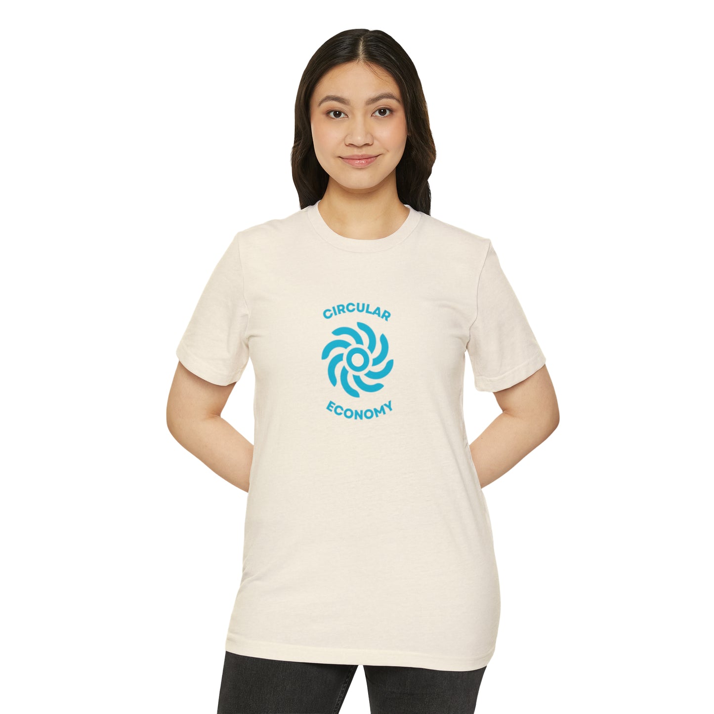 Circular Economy, Unisex Recycled Organic T-Shirt