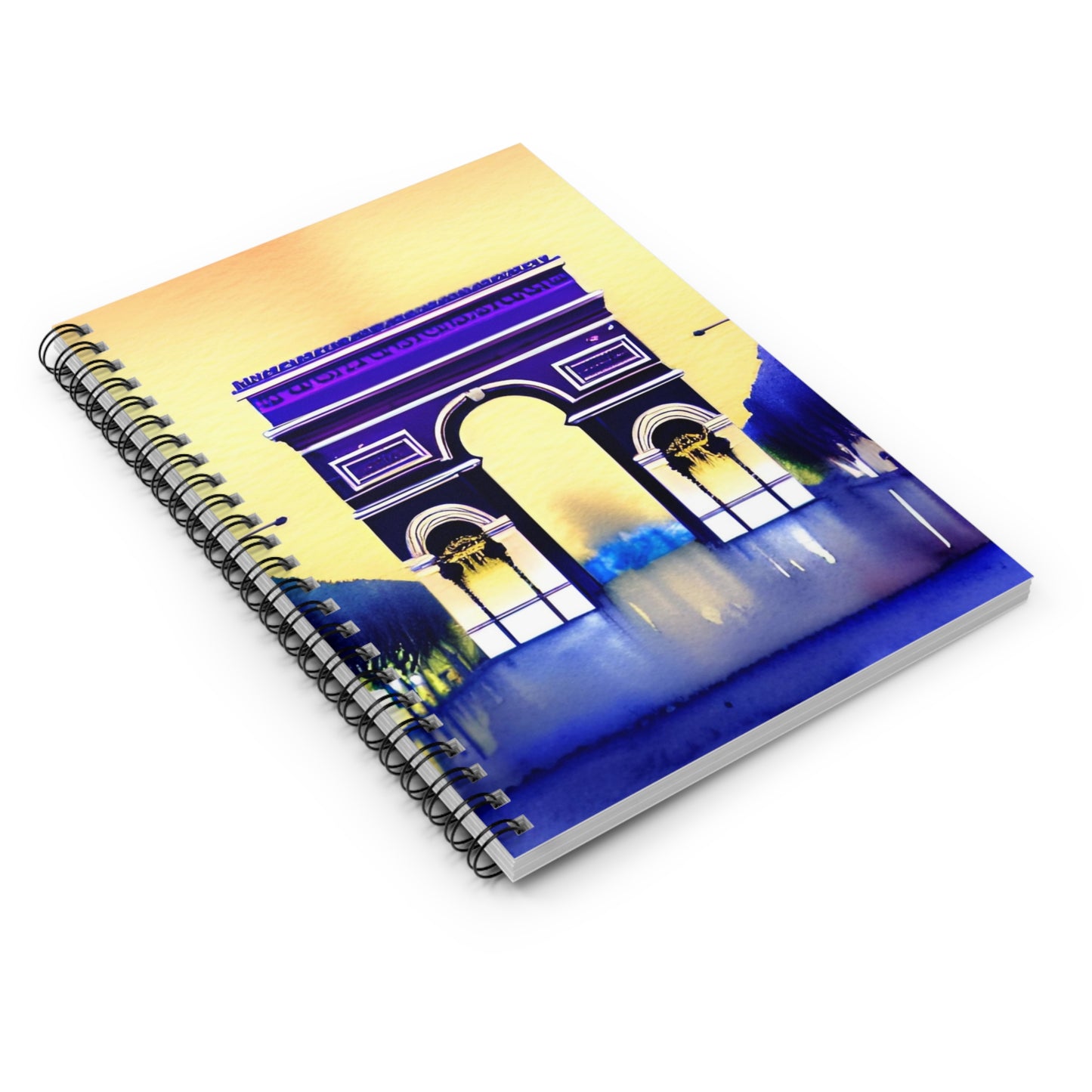 Paris Spiral Notebook, Ruled Line, Arc de Triomphe