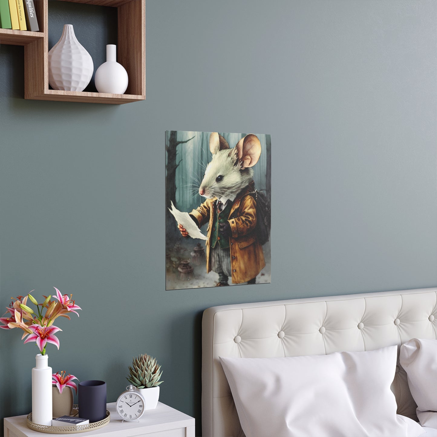 Mouse Art, Indoor and Outdoor Silk Posters