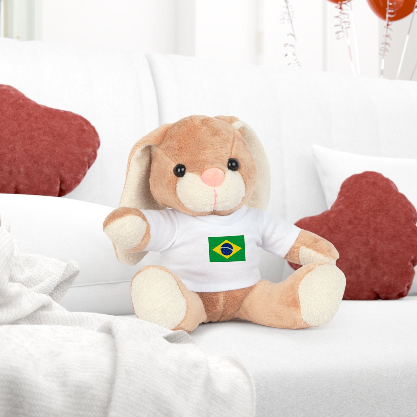 Plush Toy with a Brazil Shirt