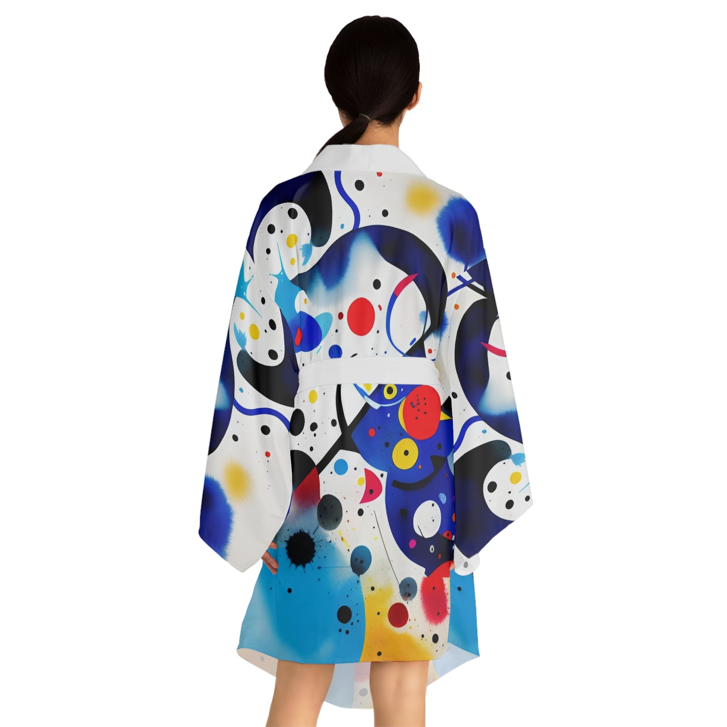 Long Sleeve Kimono Robe, Inspired by Miro