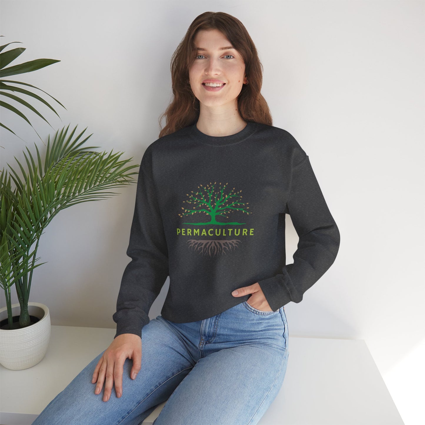 Permaculture, Unisex Heavy Blend™ Crewneck Sweatshirt