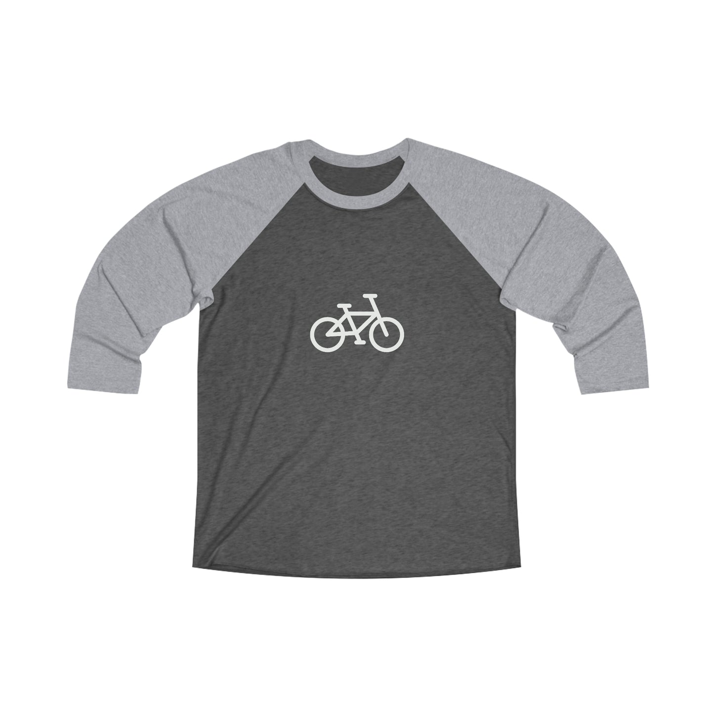 BIKE Unisex Tri-Blend 3\4 Raglan Tee