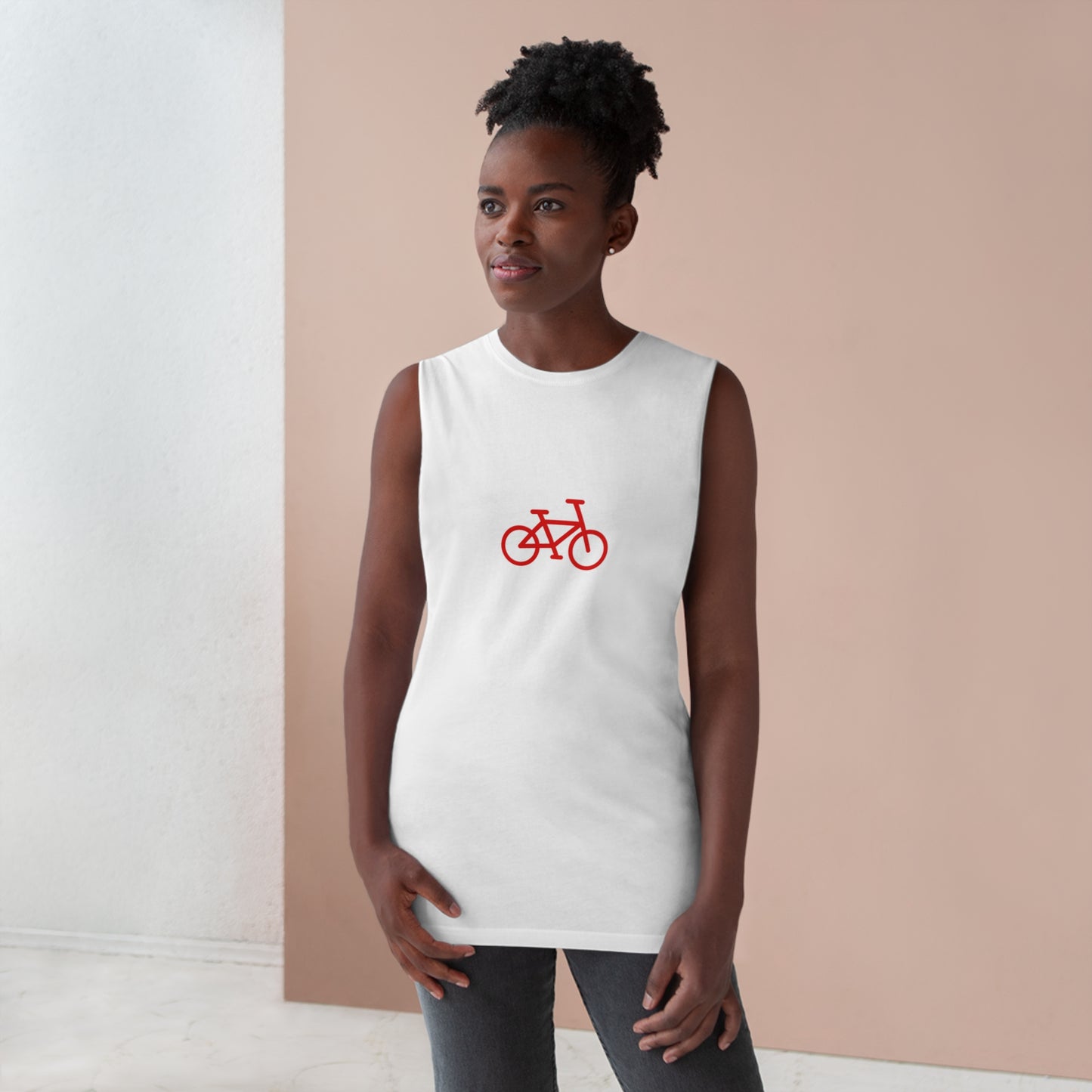 BIKE Barnard Tank, Red Print