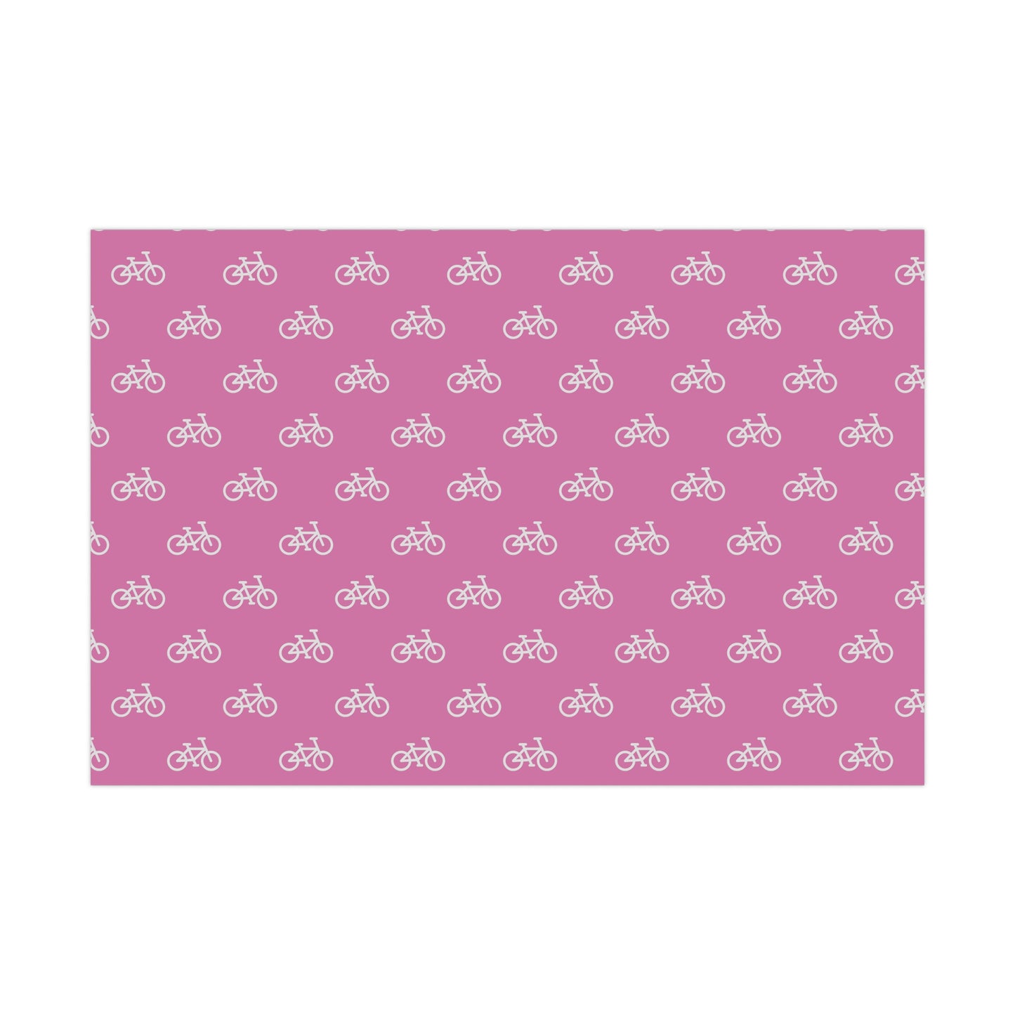 BIKE Gift Wrap Paper, Pink