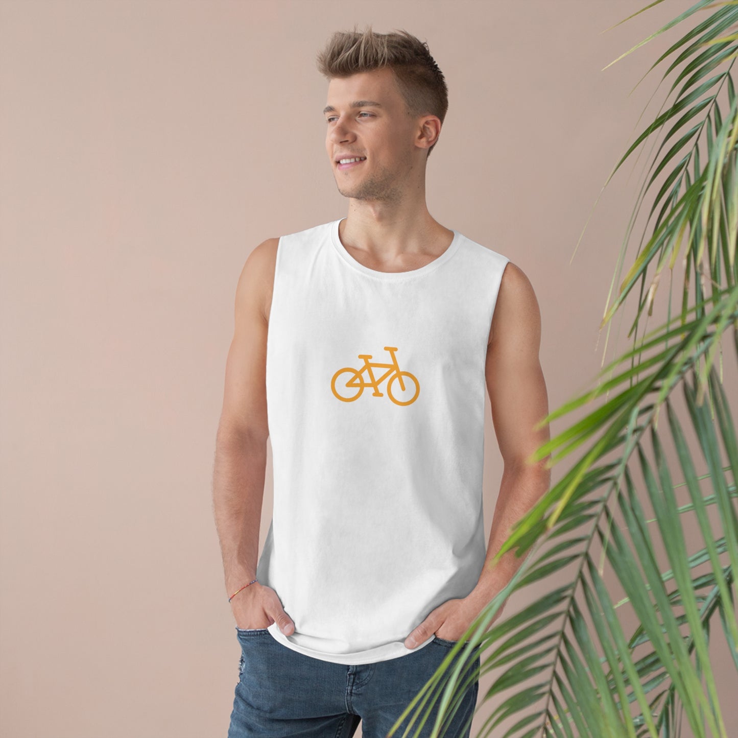 BIKE Barnard Tank, Orange Print