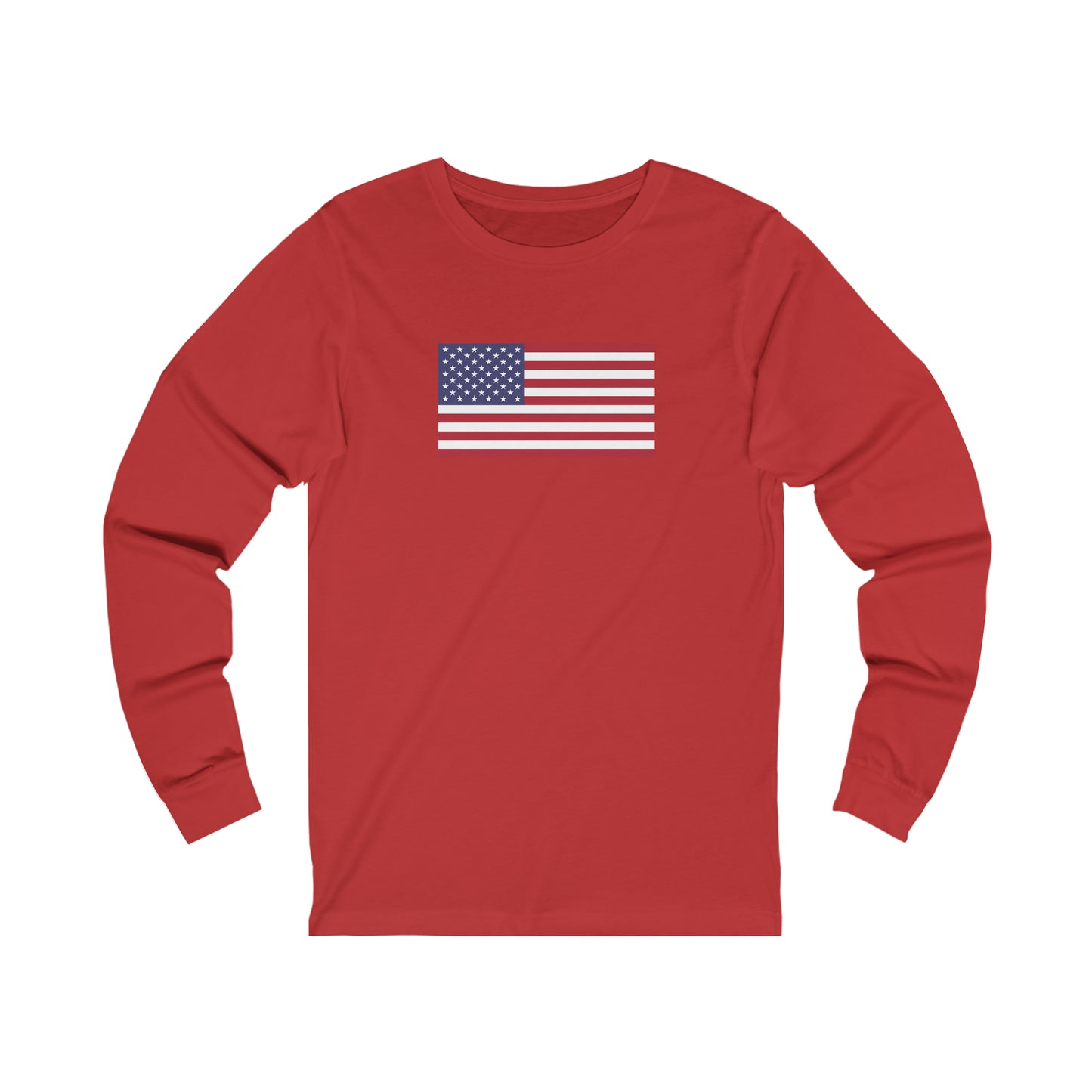 American Flag, Unisex Jersey Long Sleeve Tee