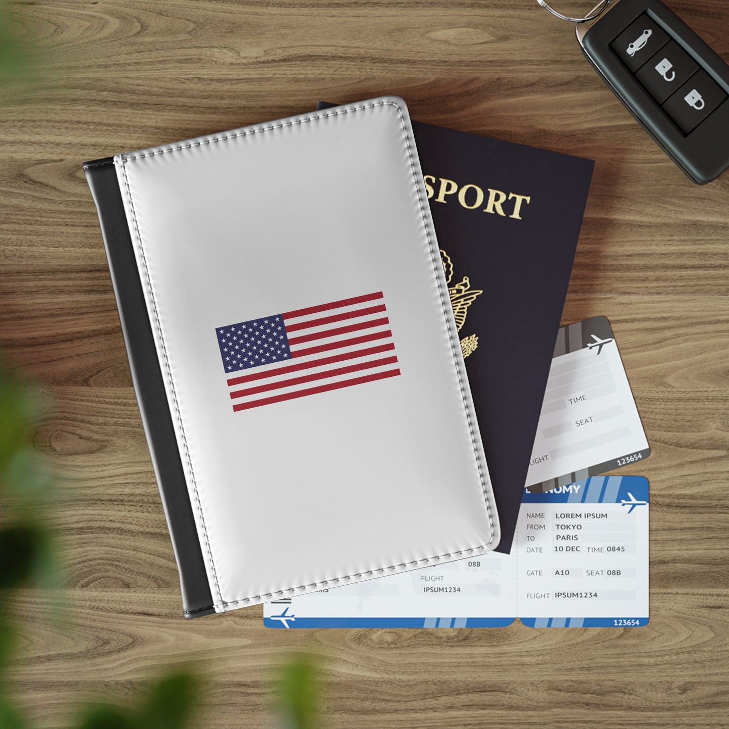 Passport Cover, American Flag