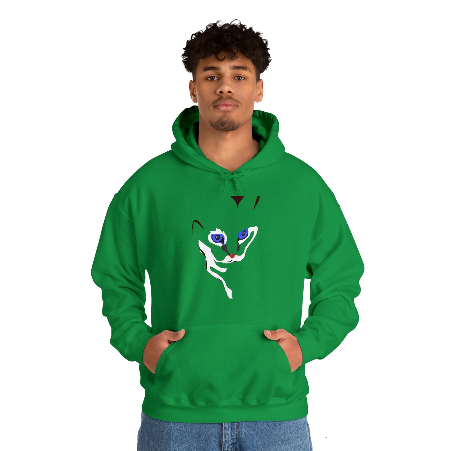 Cat, Unisex Heavy Blend™ Hooded Sweatshirt