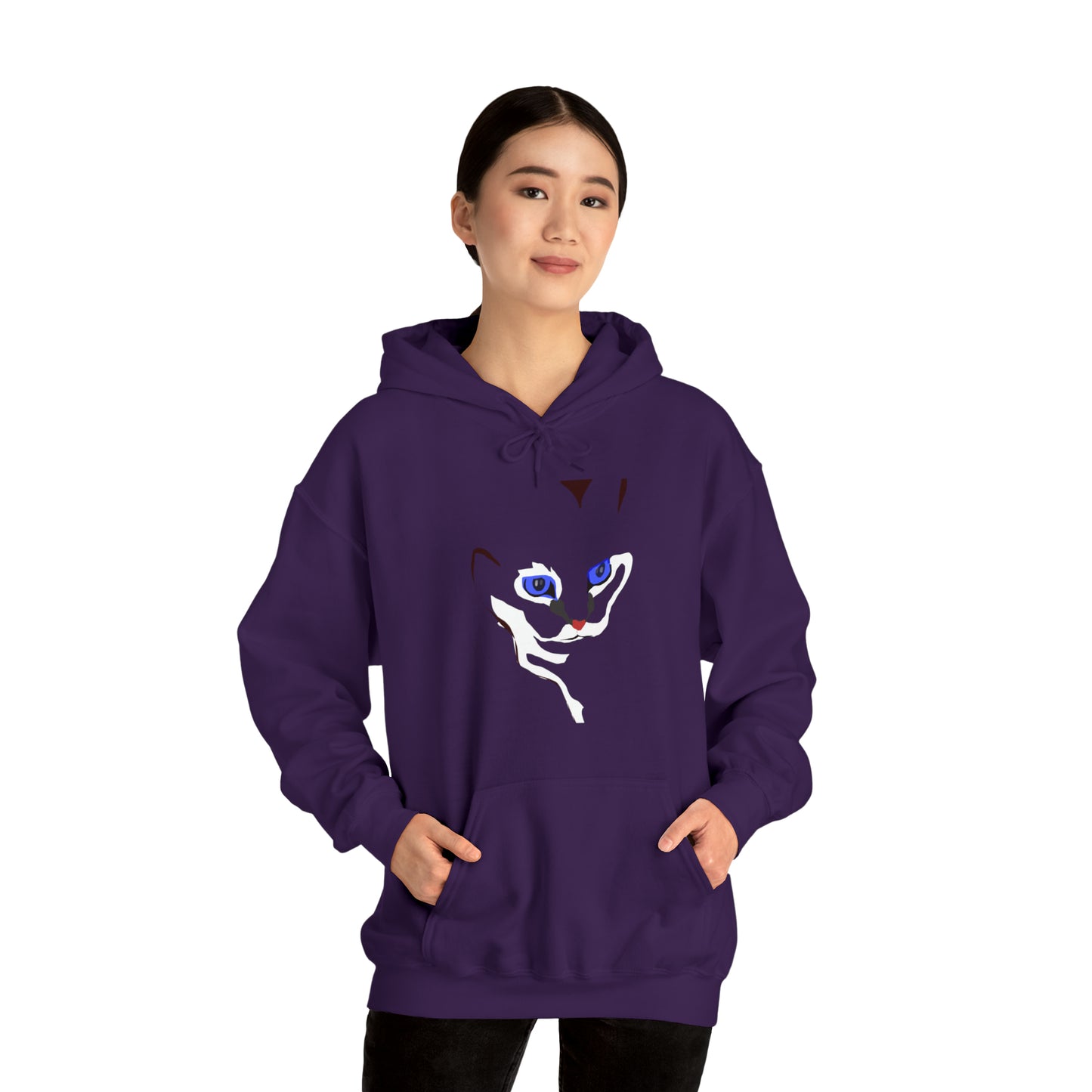 Cat, Unisex Heavy Blend™ Hooded Sweatshirt