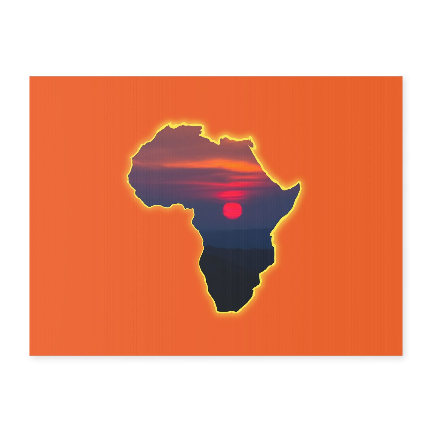 AFRICA Yard Sign