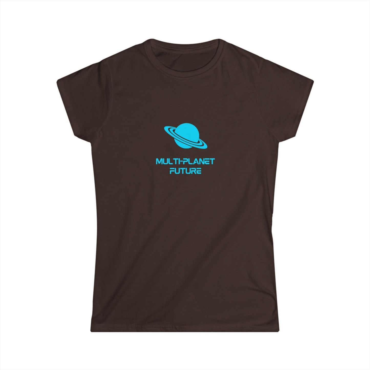 Women's Softstyle Tee, MULTI-PLANET FUTURE