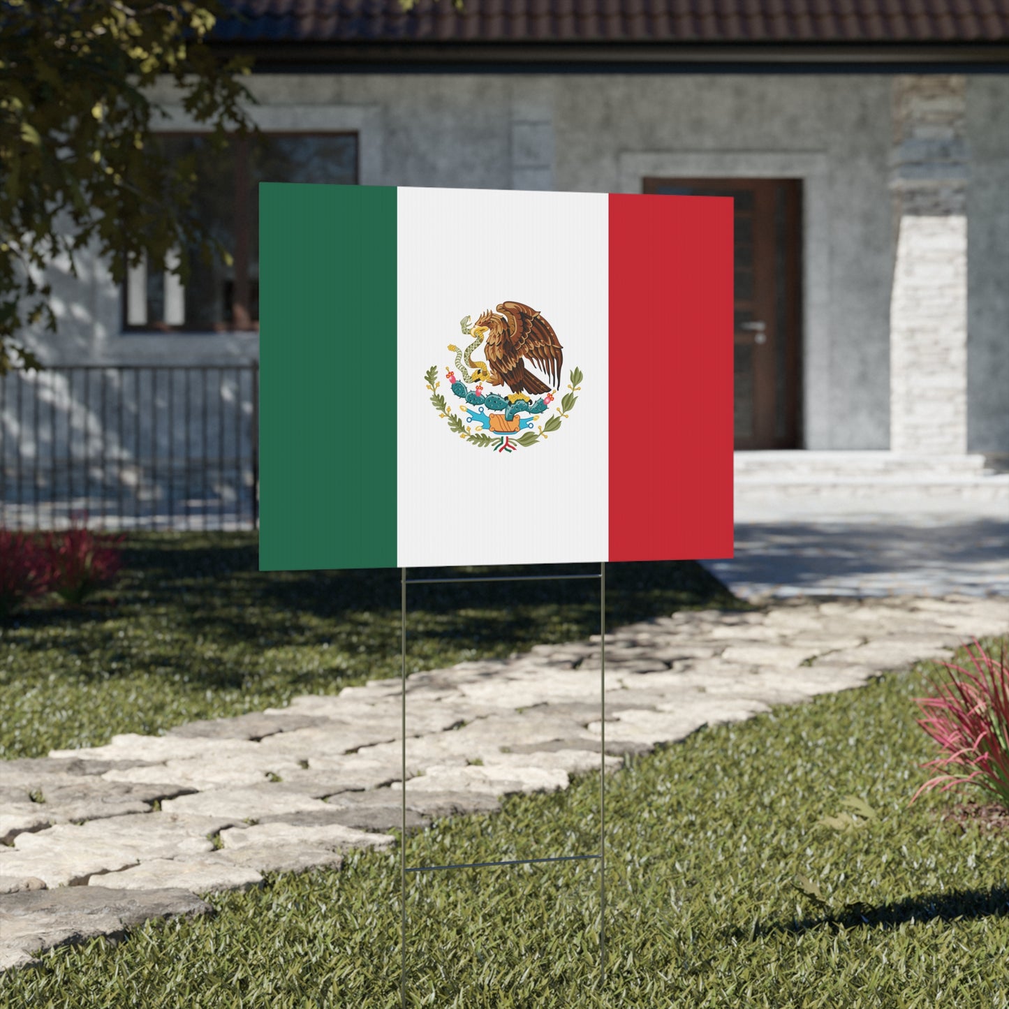 Mexican Flag Yard Sign
